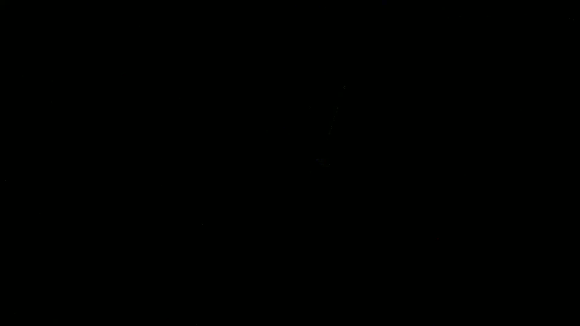 The image is almost entirely black, with a few faint, barely visible specks of light in the lower right corner.