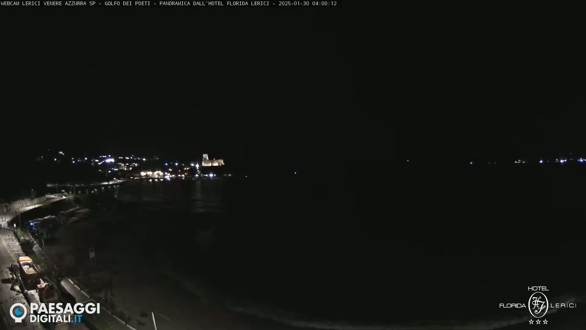 Lerici Venere Azzurra Beach Live Cam - La Spezia, Liguria, Italy