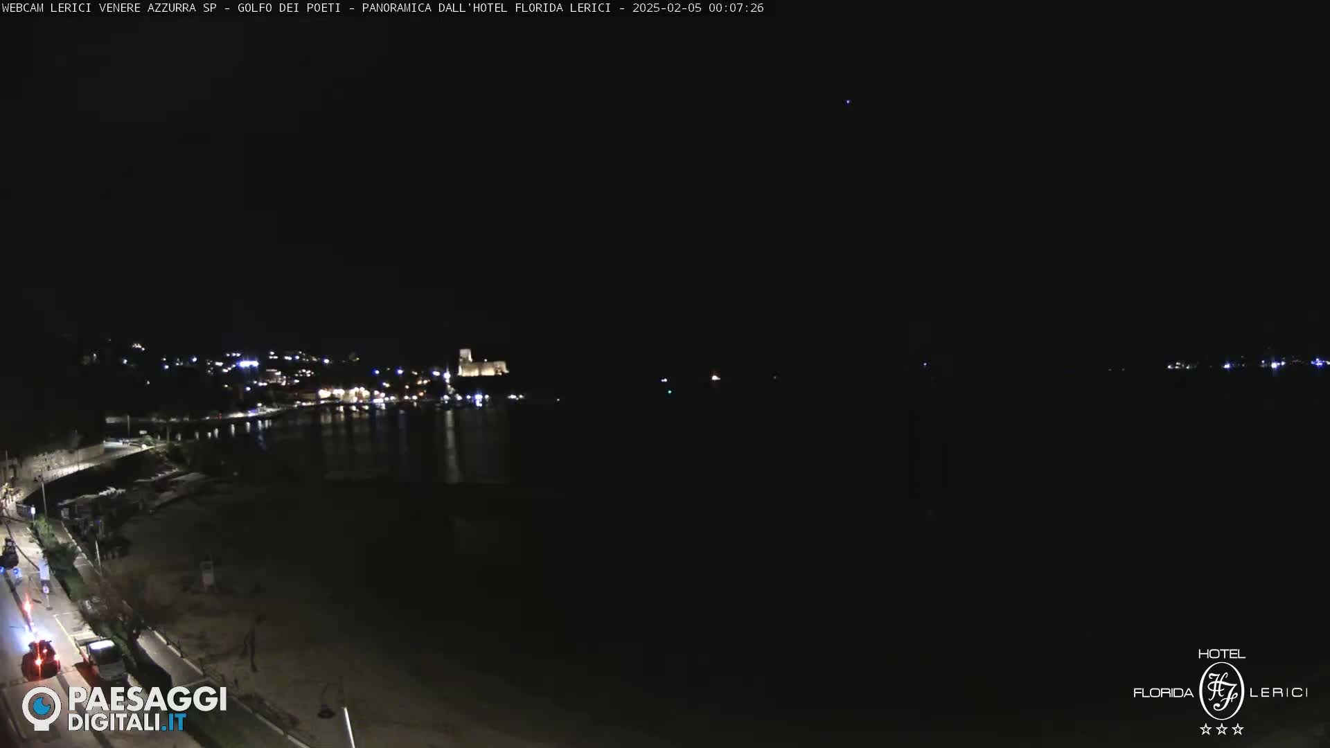  Lerici Venere Azzurra Beach Live Cam - La Spezia, Liguria, Italy