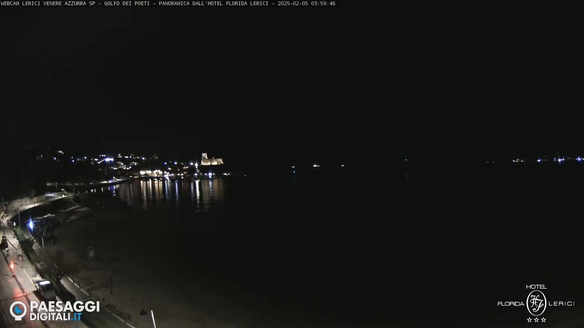  Lerici Venere Azzurra Beach Live Cam - La Spezia, Liguria, Italy