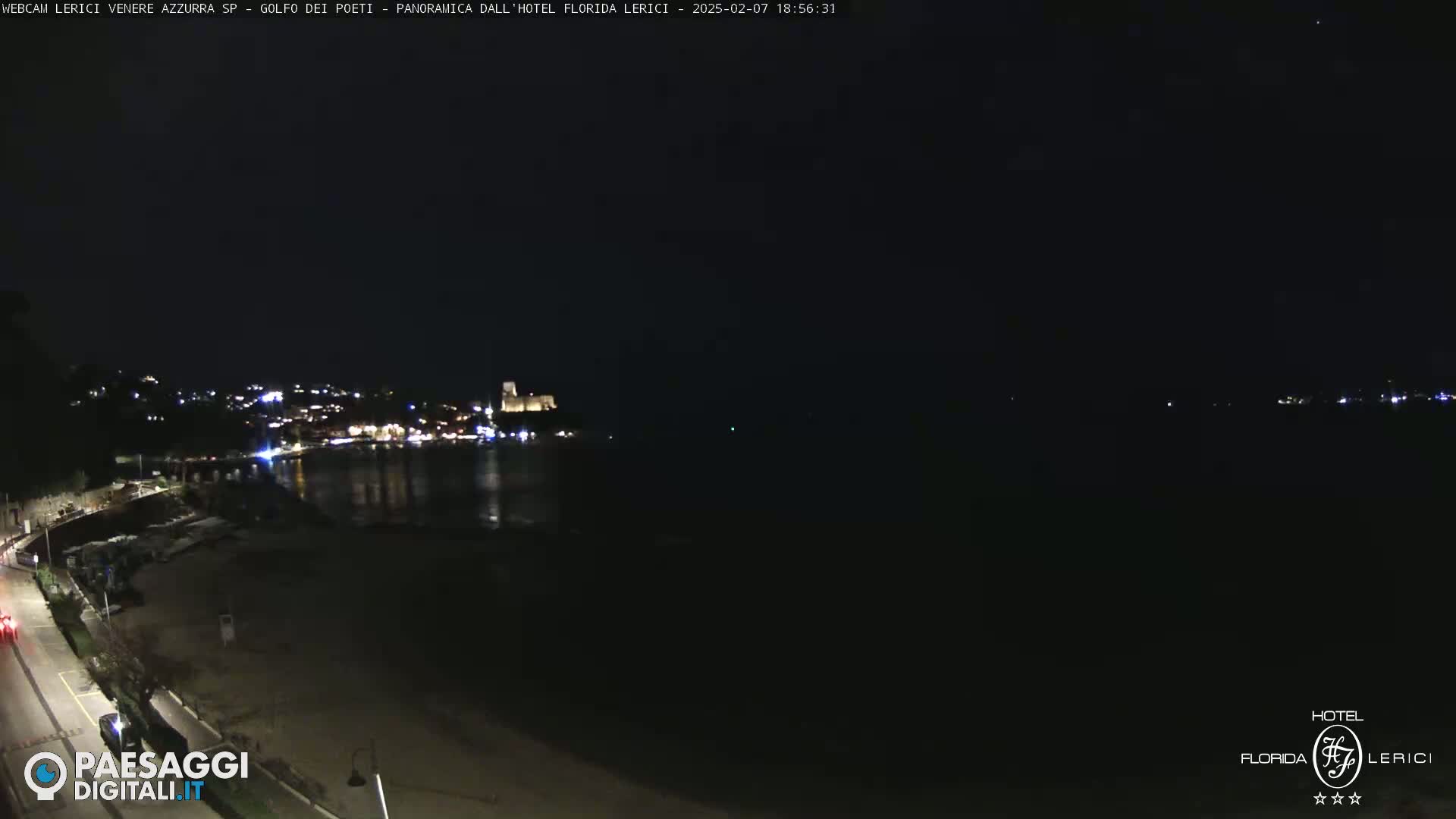  Lerici Venere Azzurra Beach Live Cam - La Spezia, Liguria, Italy