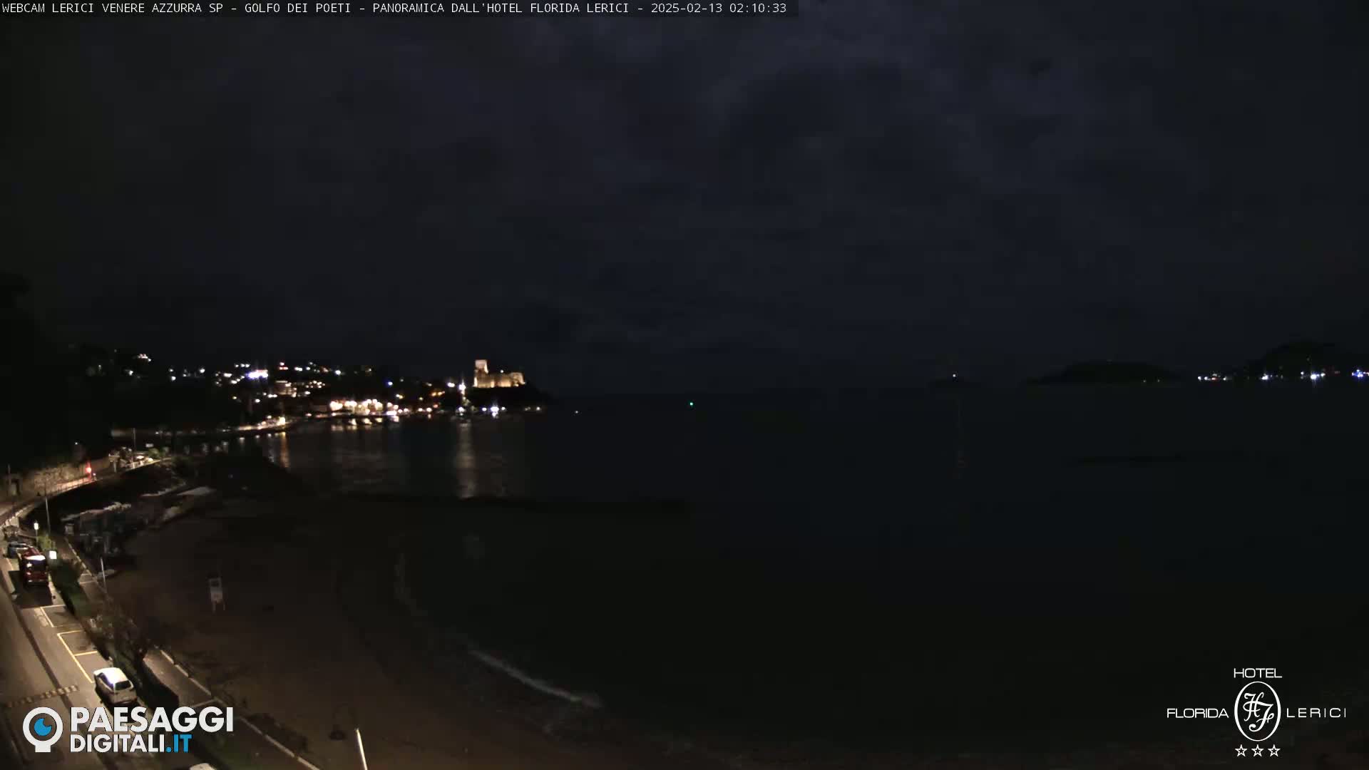  Lerici Venere Azzurra Beach Live Cam - La Spezia, Liguria, Italy
