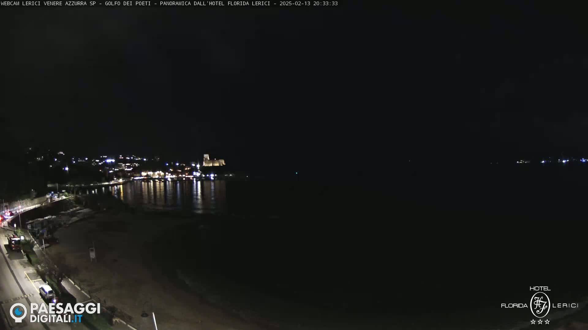  Lerici Venere Azzurra Beach Live Cam - La Spezia, Liguria, Italy