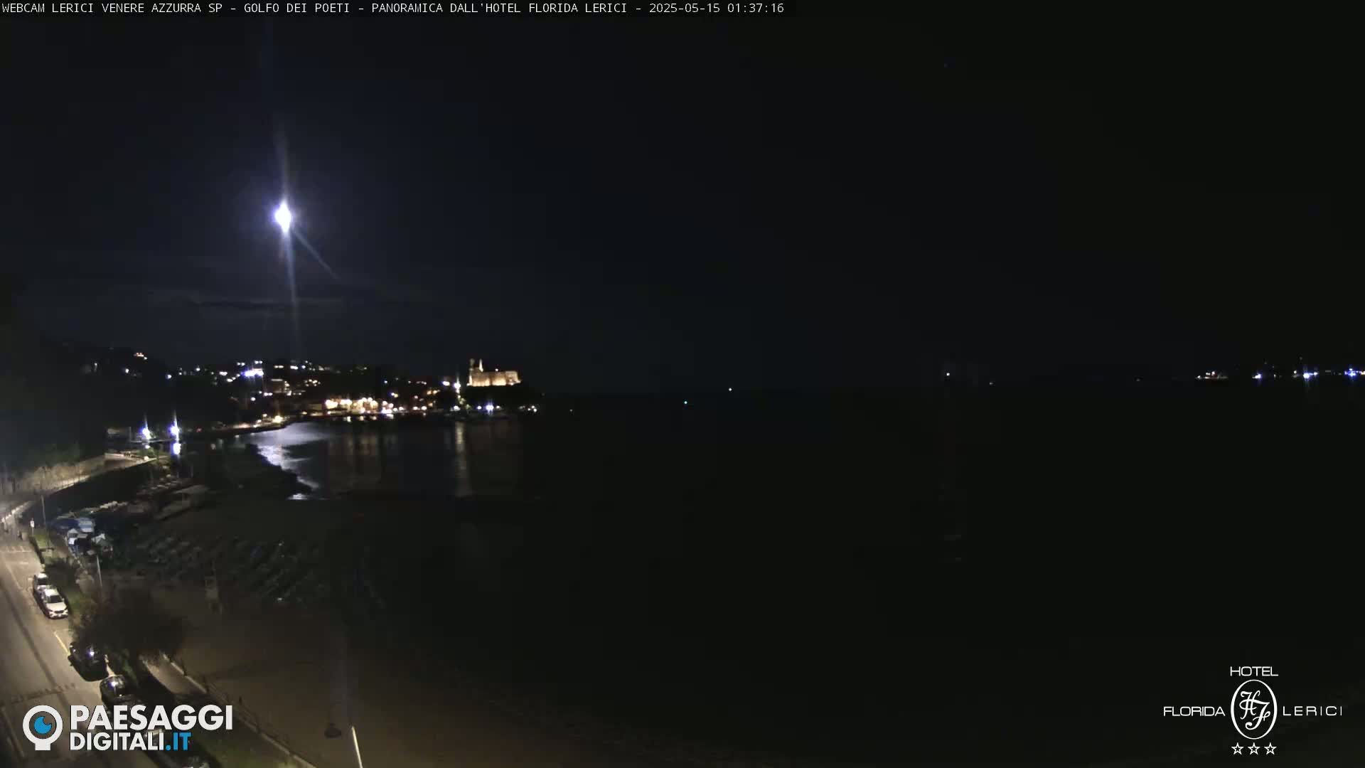  Lerici Venere Azzurra Beach Live Cam - La Spezia, Liguria, Italy