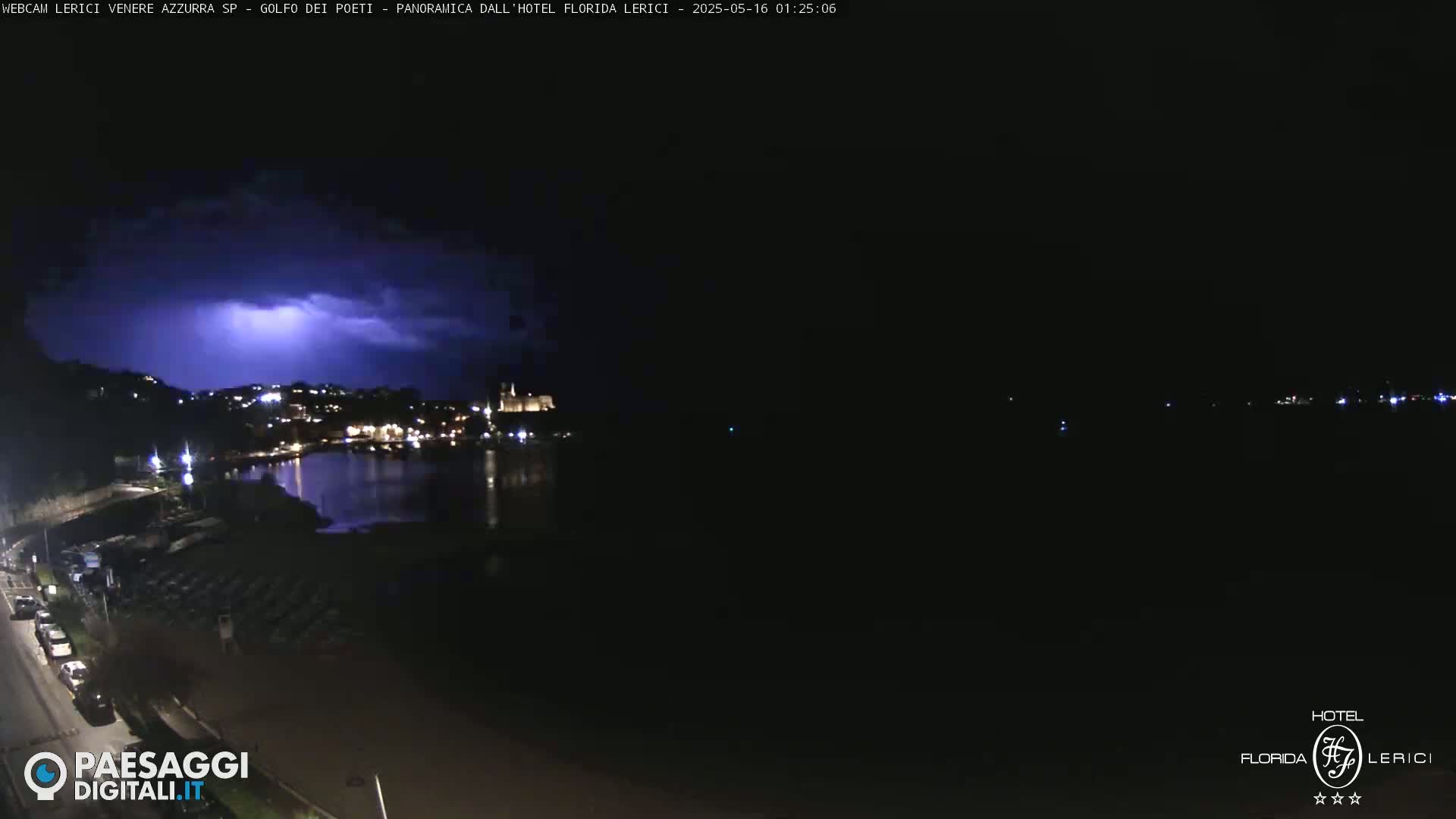  Lerici Venere Azzurra Beach Live Cam - La Spezia, Liguria, Italy