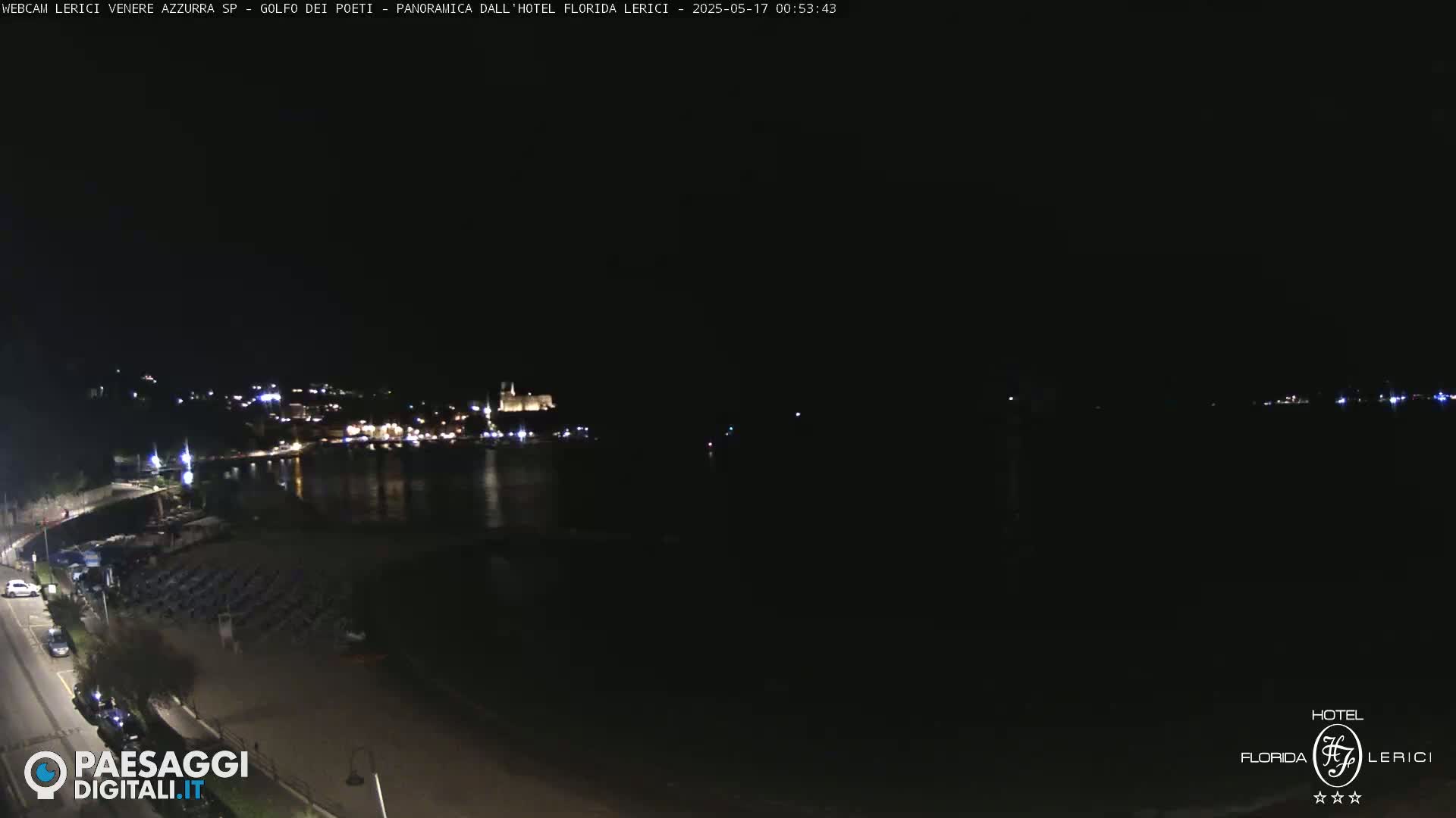  Lerici Venere Azzurra Beach Live Cam - La Spezia, Liguria, Italy