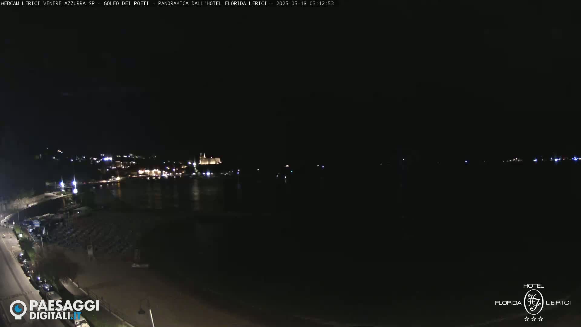  Lerici Venere Azzurra Beach Live Cam - La Spezia, Liguria, Italy