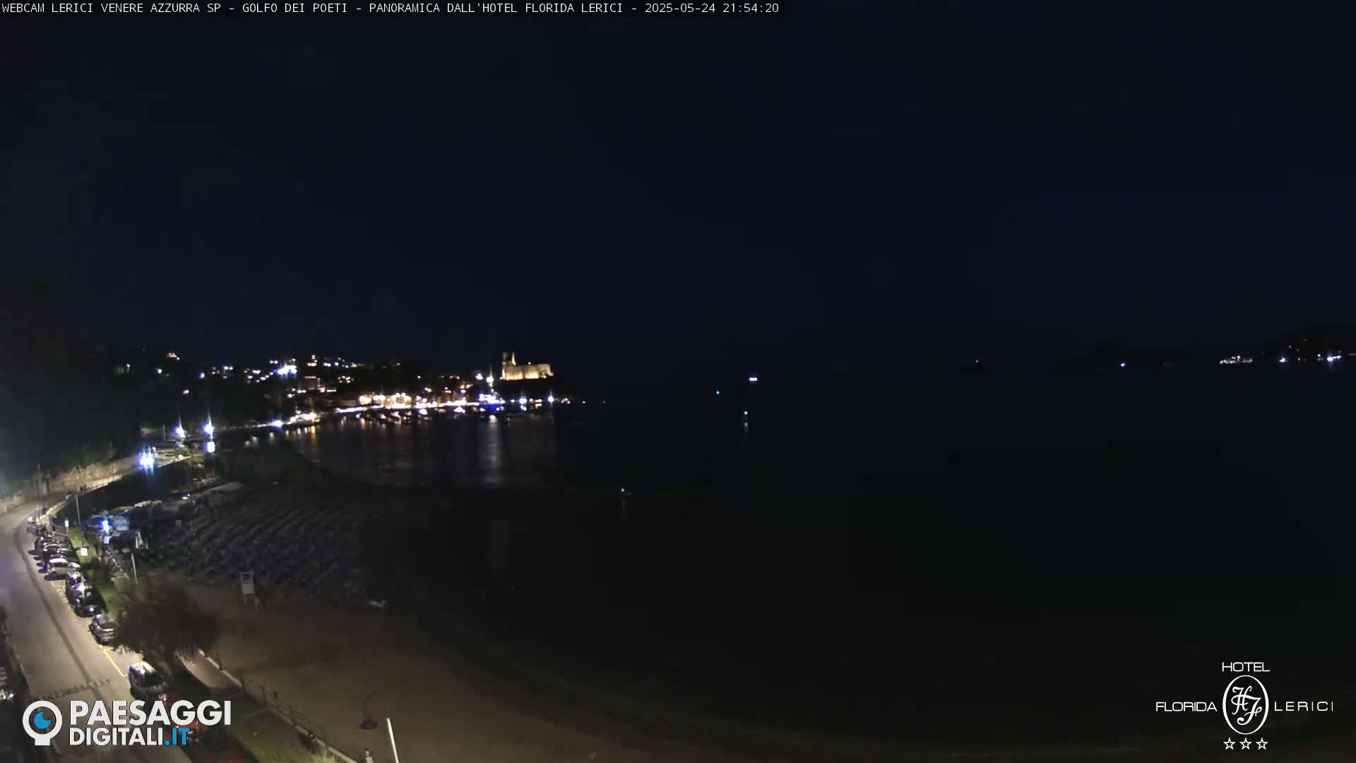  Lerici Venere Azzurra Beach Live Cam - La Spezia, Liguria, Italy