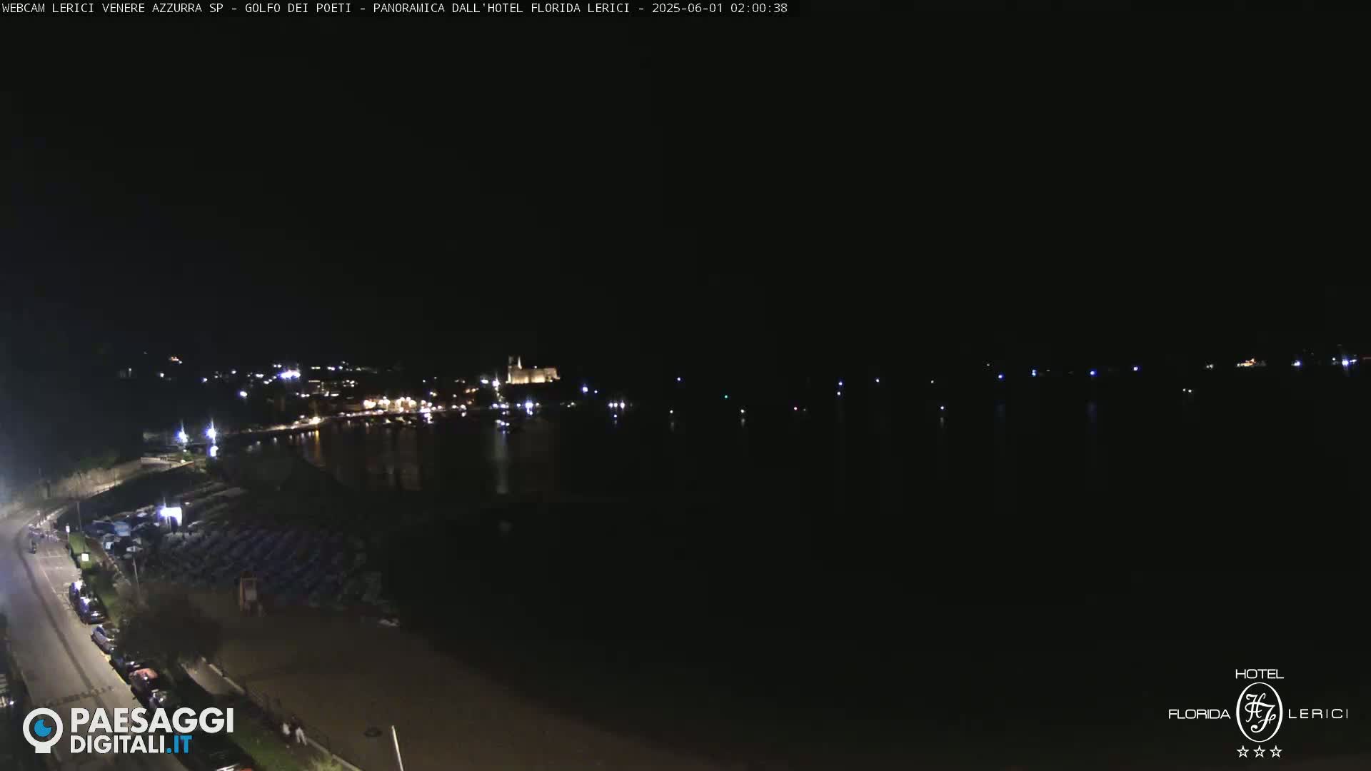 Lerici Venere Azzurra Beach Live Cam - La Spezia, Liguria, Italy
