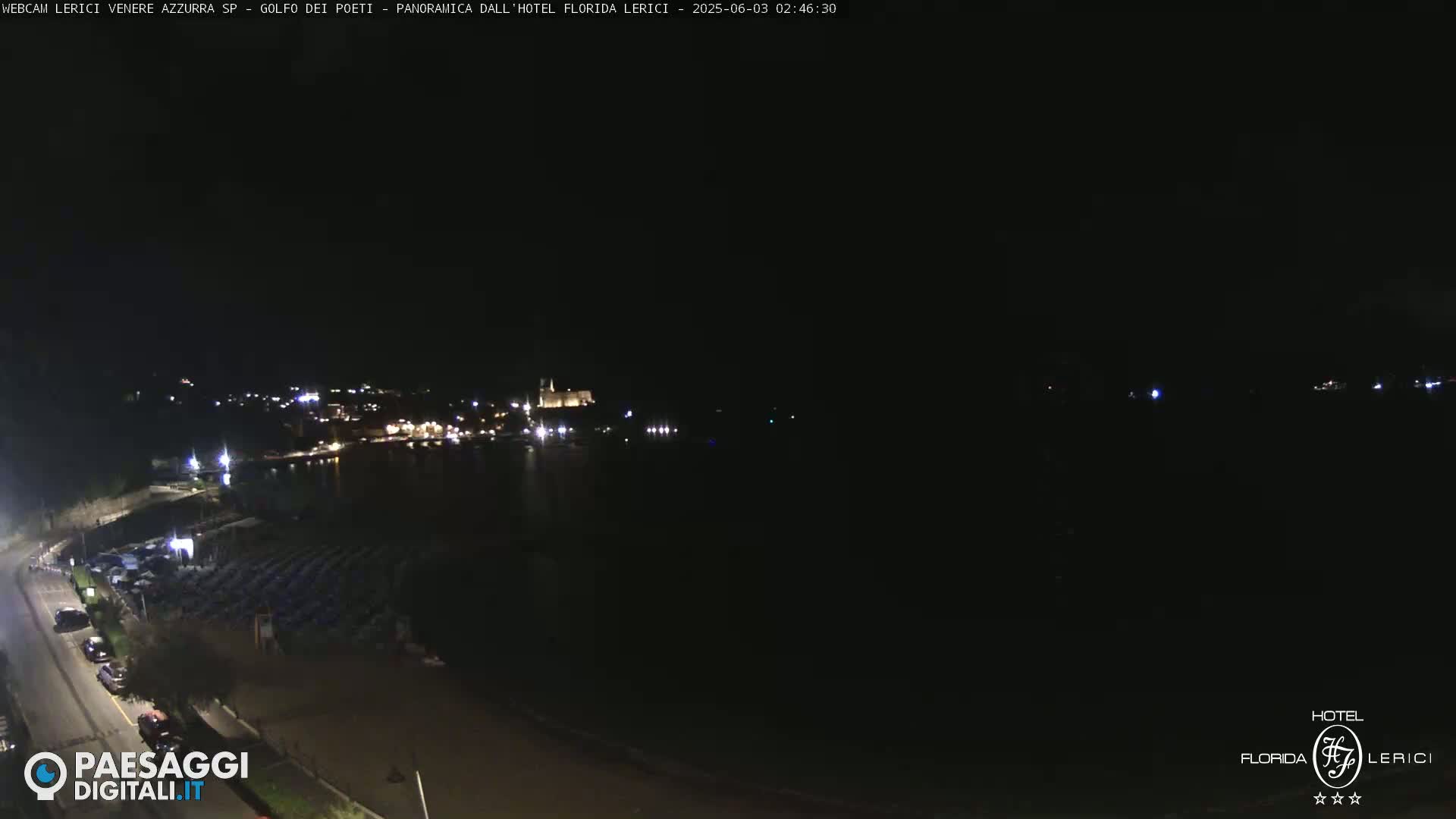  Lerici Venere Azzurra Beach Live Cam - La Spezia, Liguria, Italy