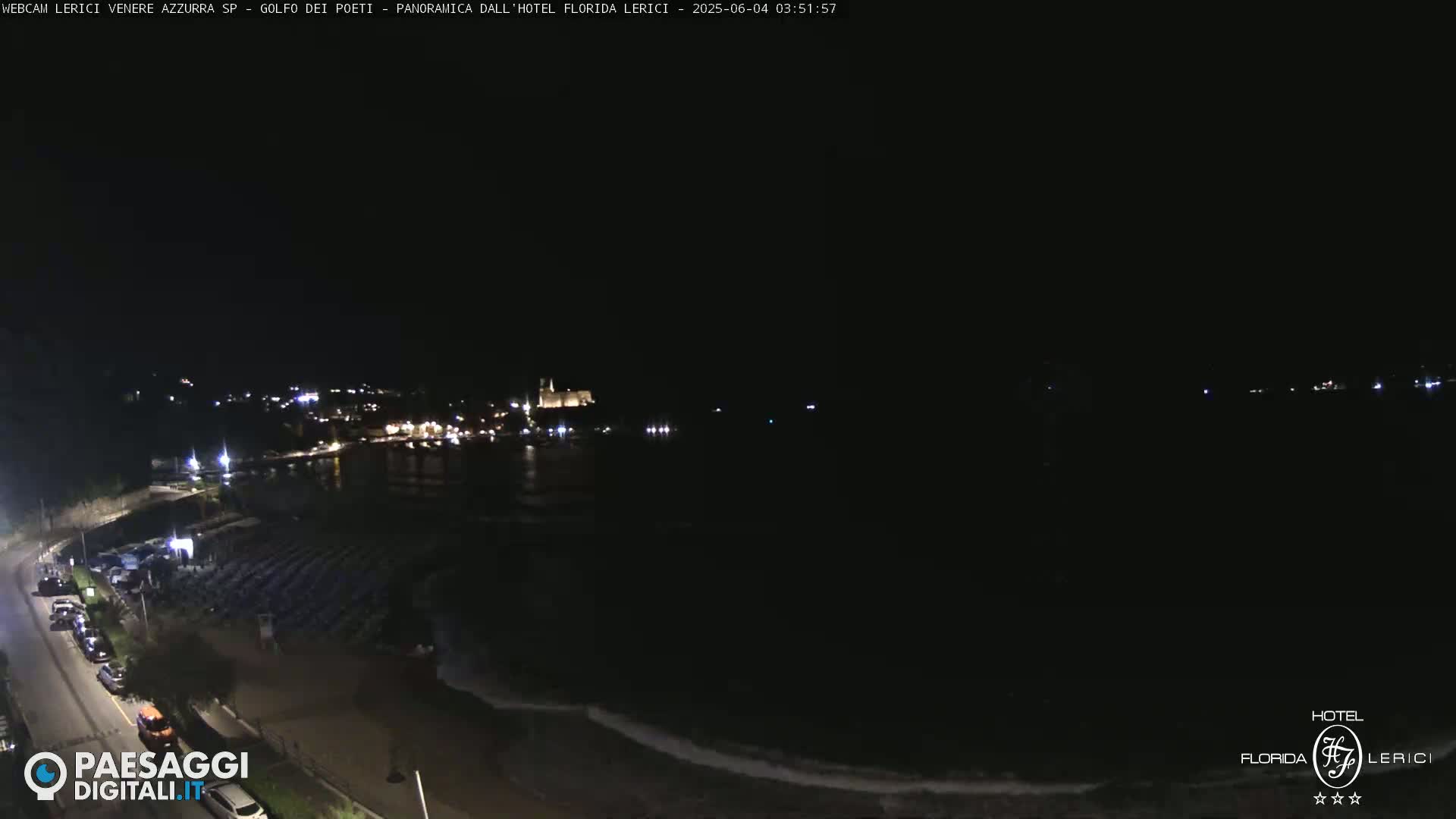  Lerici Venere Azzurra Beach Live Cam - La Spezia, Liguria, Italy