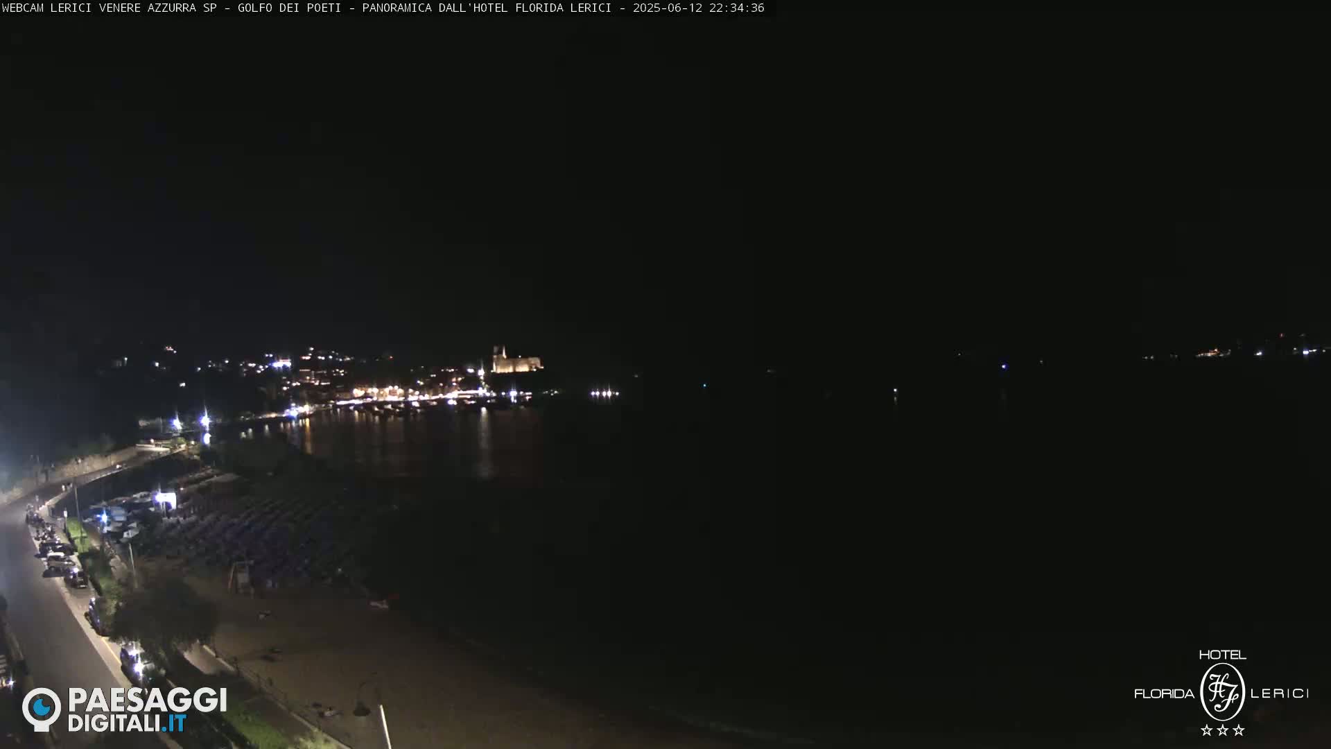  Lerici Venere Azzurra Beach Live Cam - La Spezia, Liguria, Italy