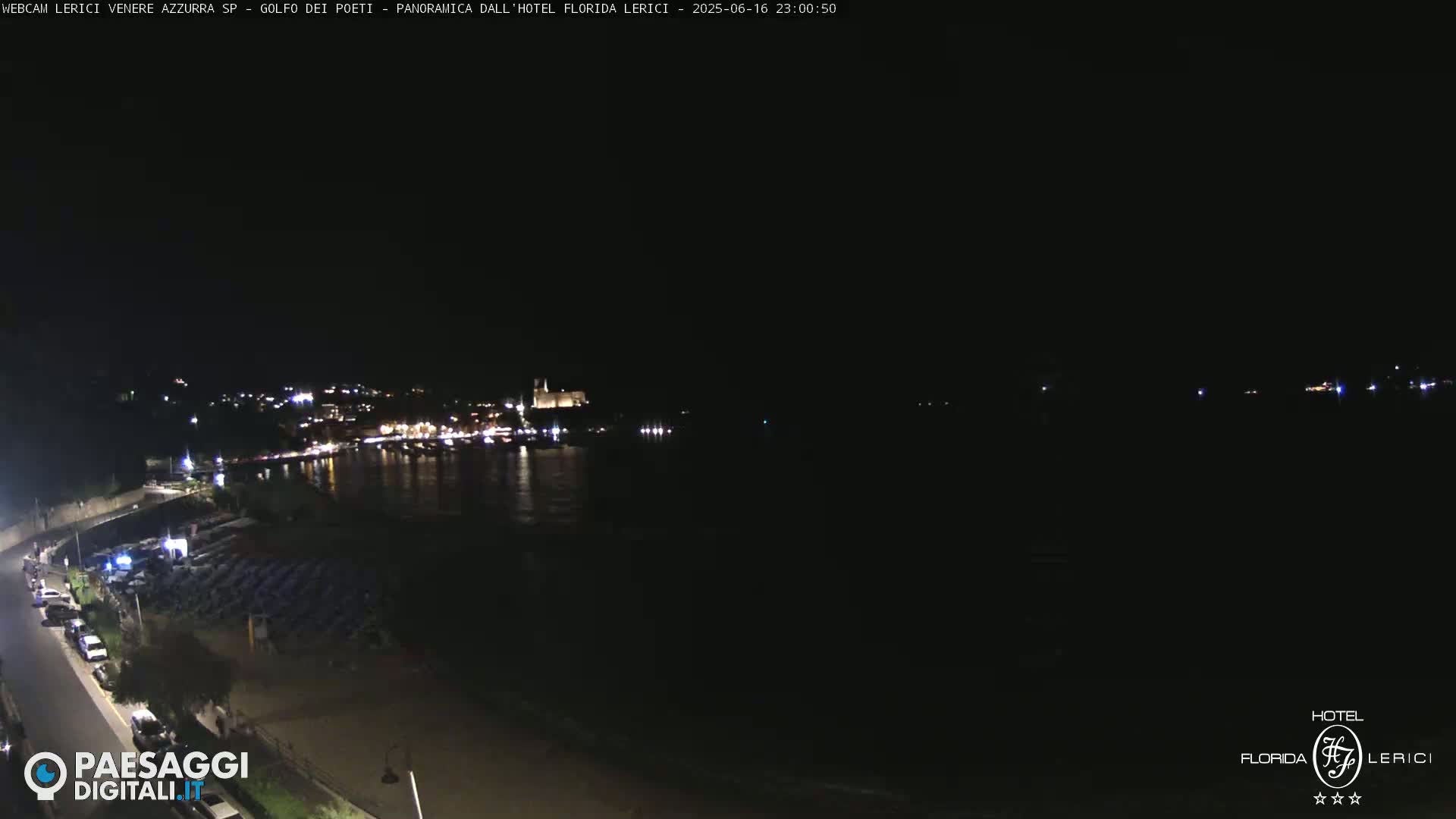  Lerici Venere Azzurra Beach Live Cam - La Spezia, Liguria, Italy