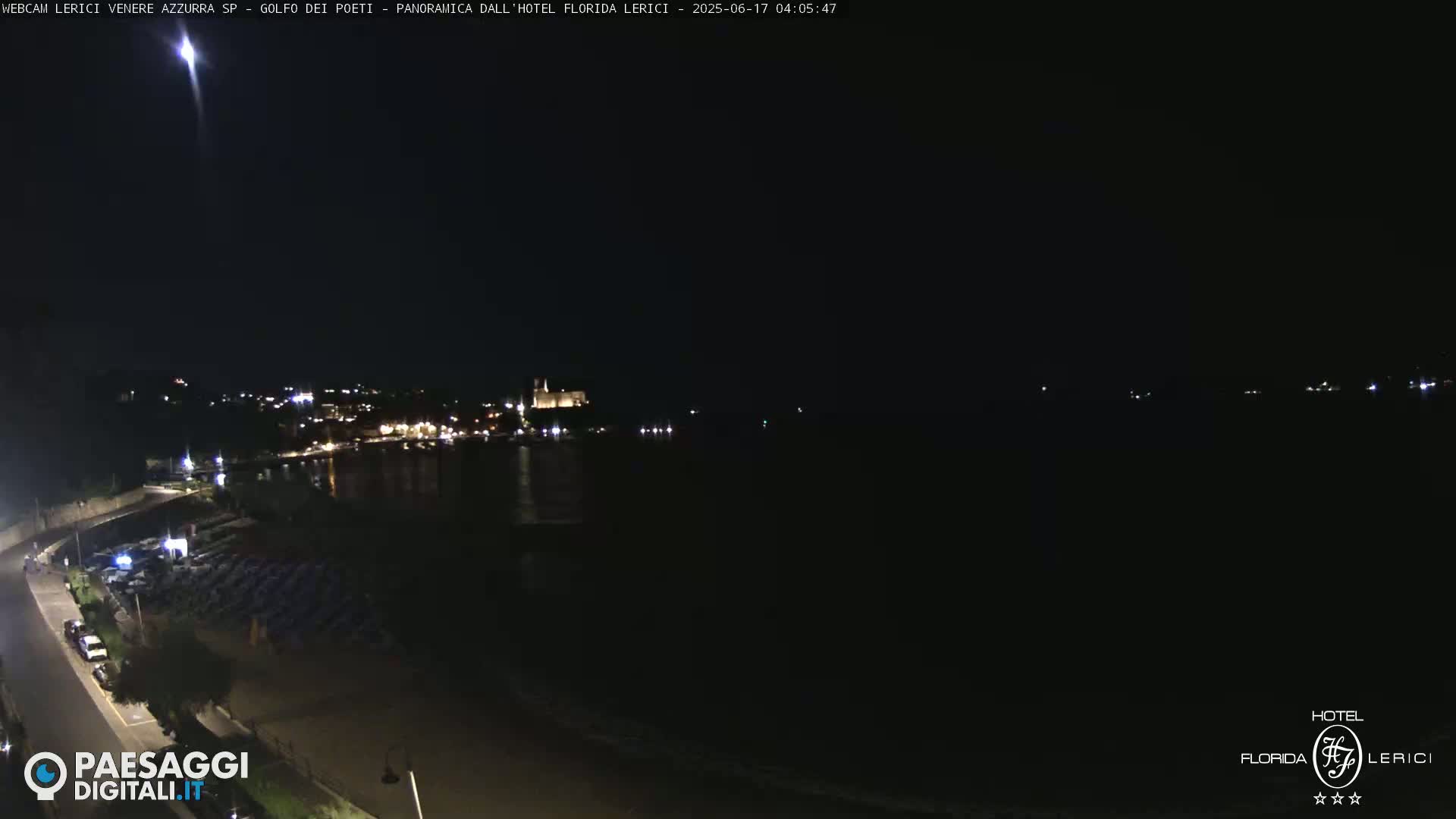  Lerici Venere Azzurra Beach Live Cam - La Spezia, Liguria, Italy