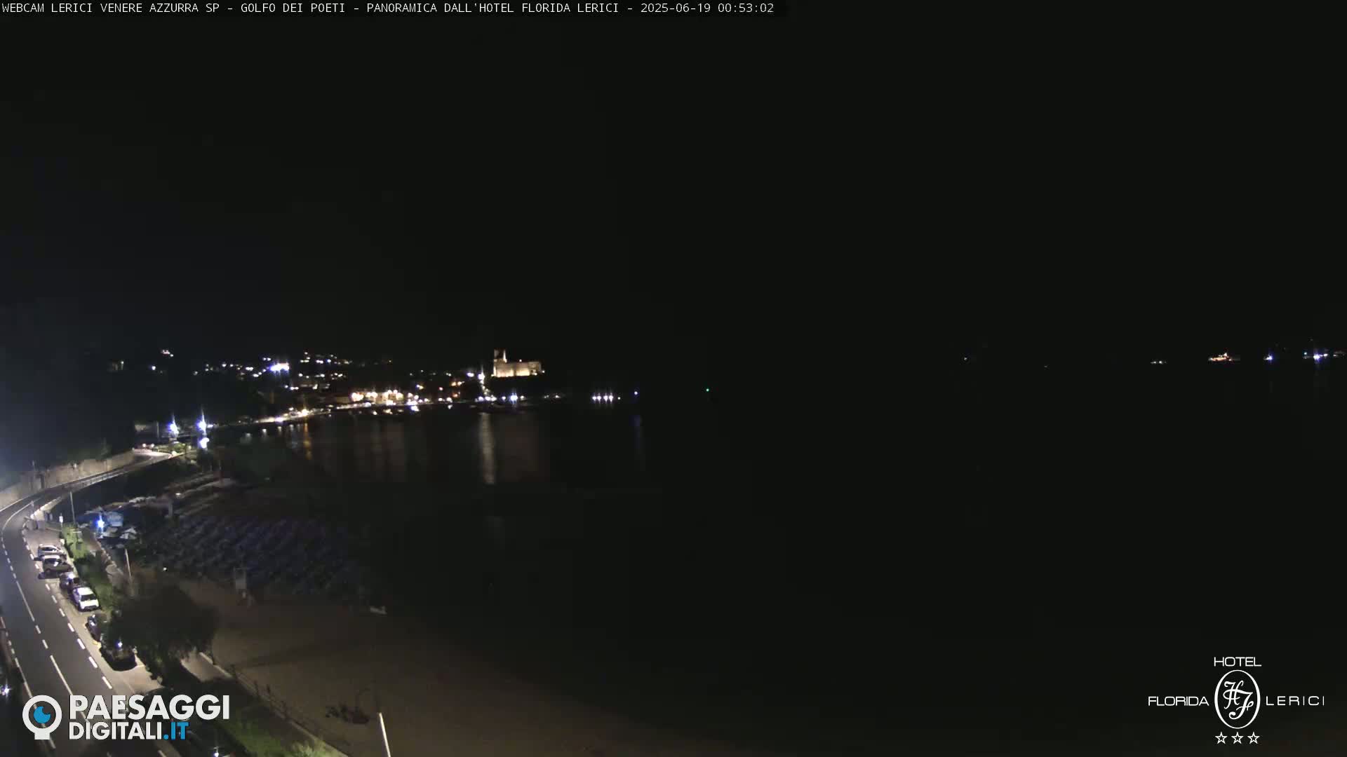  Lerici Venere Azzurra Beach Live Cam - La Spezia, Liguria, Italy