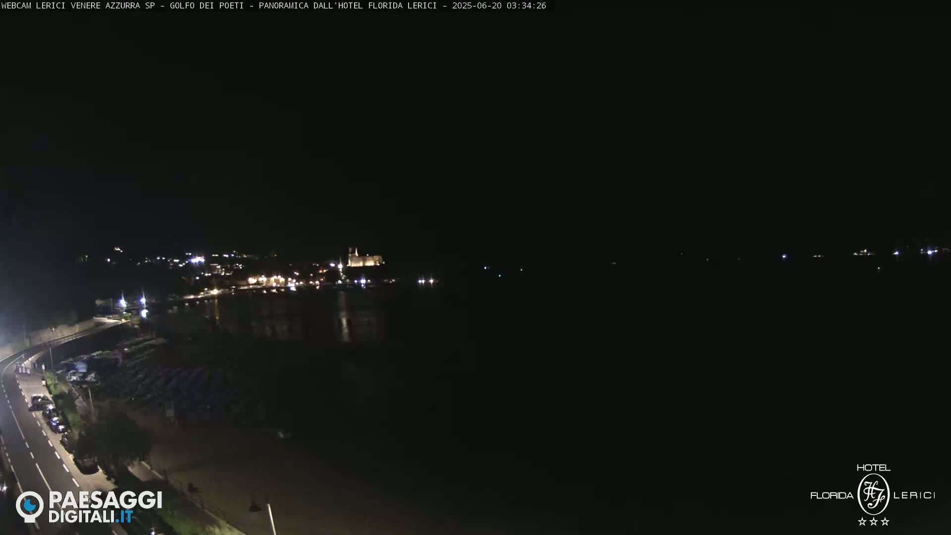  Lerici Venere Azzurra Beach Live Cam - La Spezia, Liguria, Italy