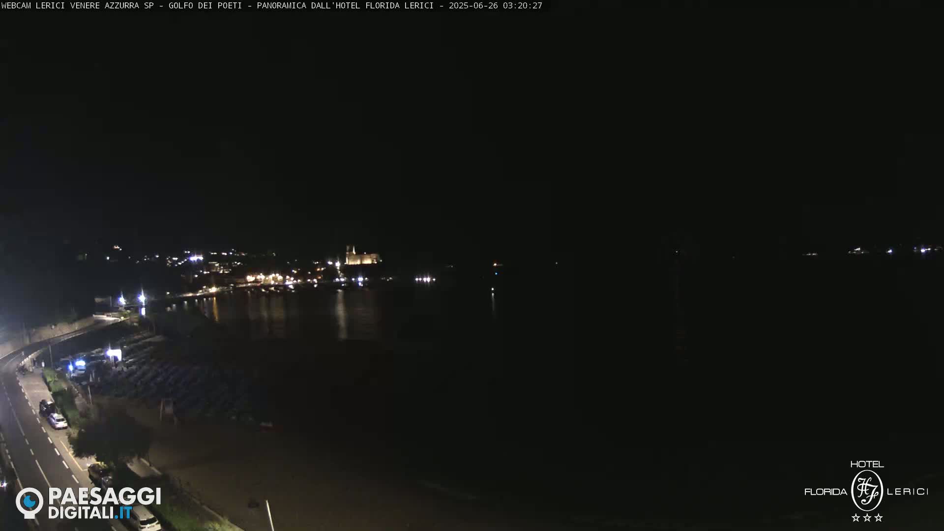  Lerici Venere Azzurra Beach Live Cam - La Spezia, Liguria, Italy