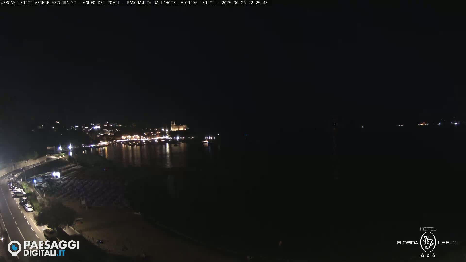  Lerici Venere Azzurra Beach Live Cam - La Spezia, Liguria, Italy