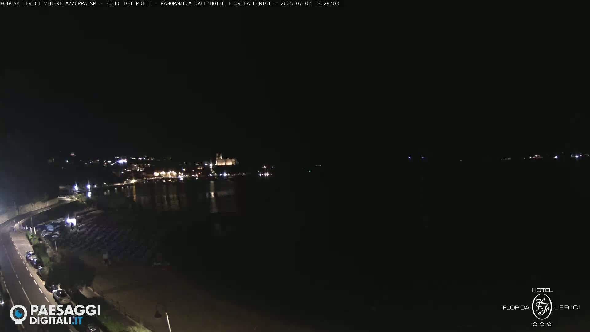  Lerici Venere Azzurra Beach Live Cam - La Spezia, Liguria, Italy