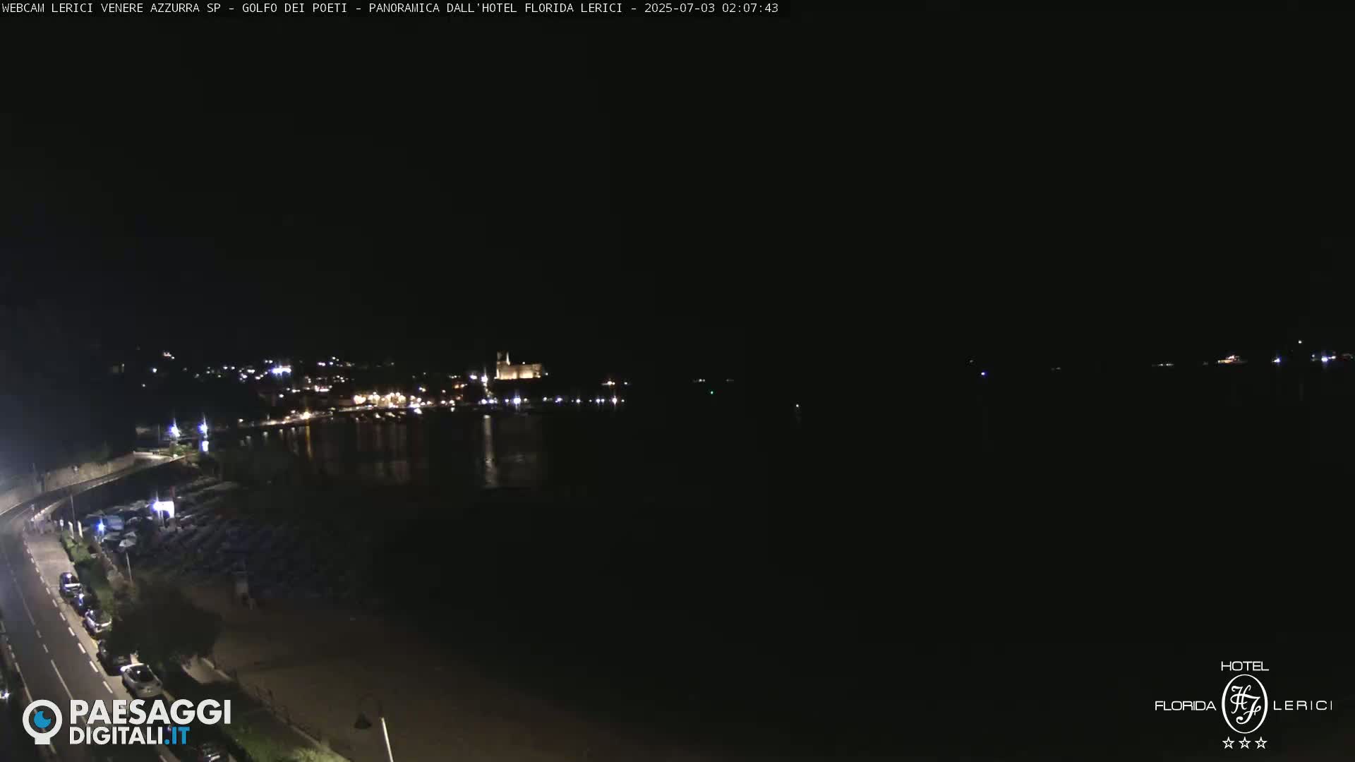  Lerici Venere Azzurra Beach Live Cam - La Spezia, Liguria, Italy