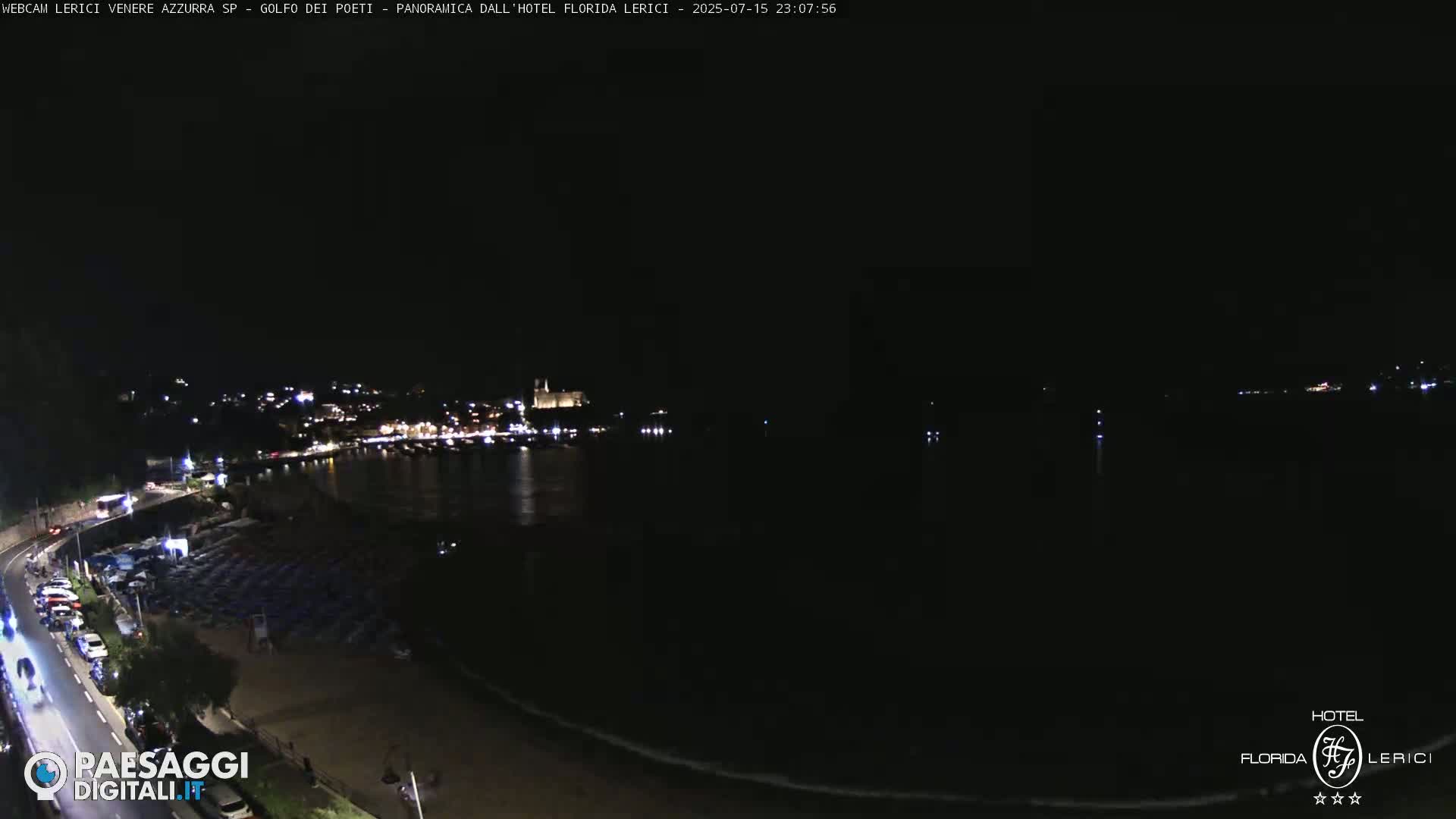  Lerici Venere Azzurra Beach Live Cam - La Spezia, Liguria, Italy