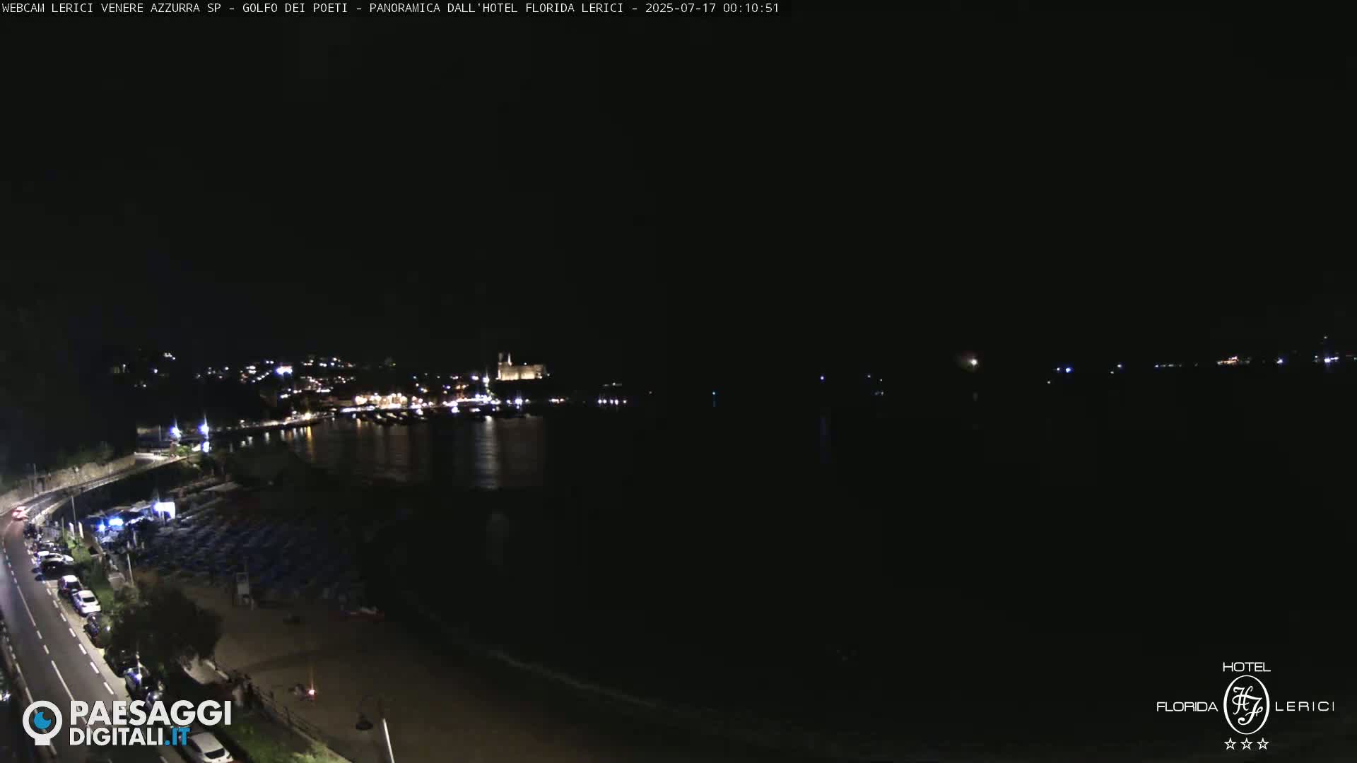 Lerici Venere Azzurra Beach Live Cam - La Spezia, Liguria, Italy