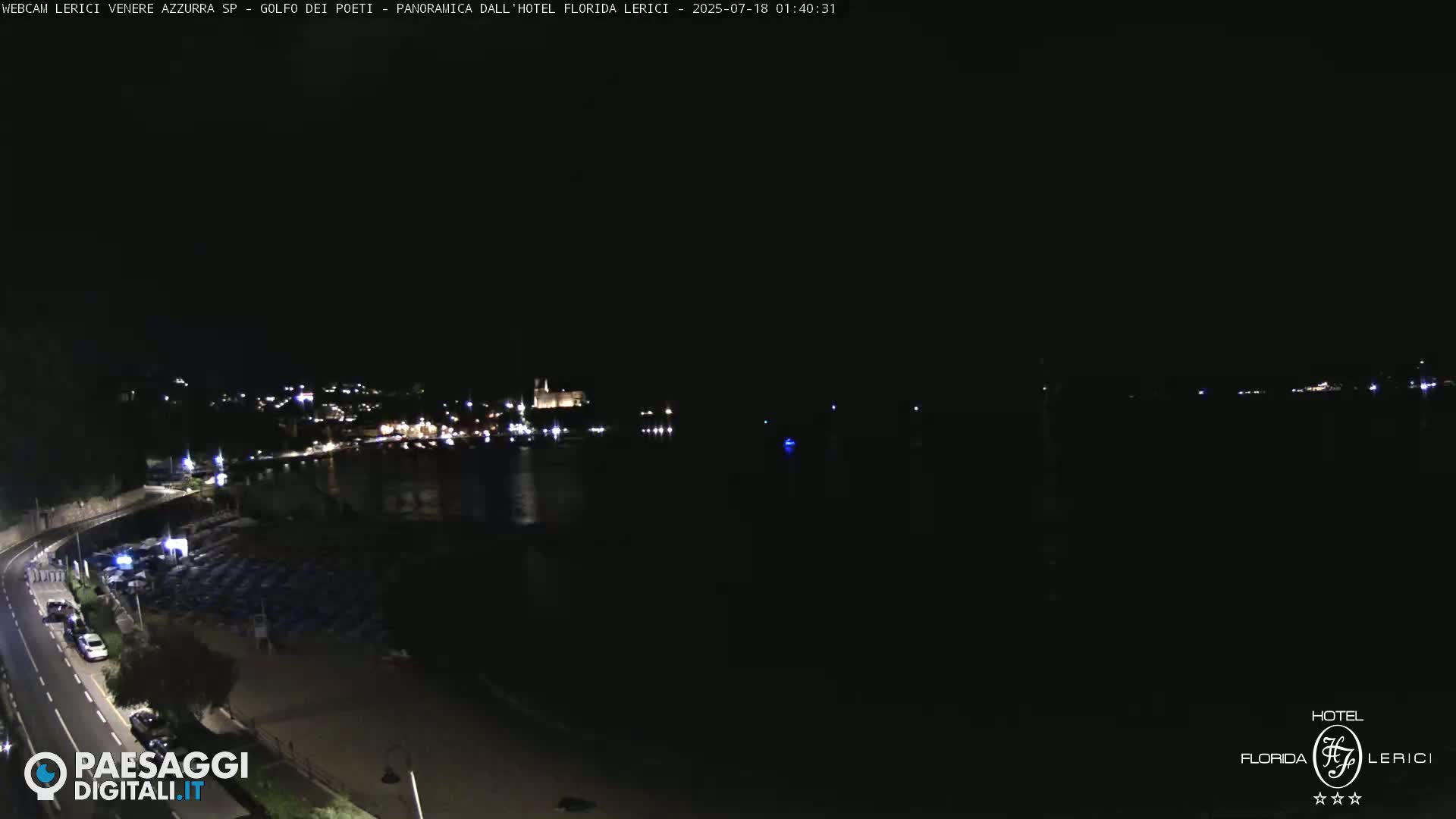  Lerici Venere Azzurra Beach Live Cam - La Spezia, Liguria, Italy