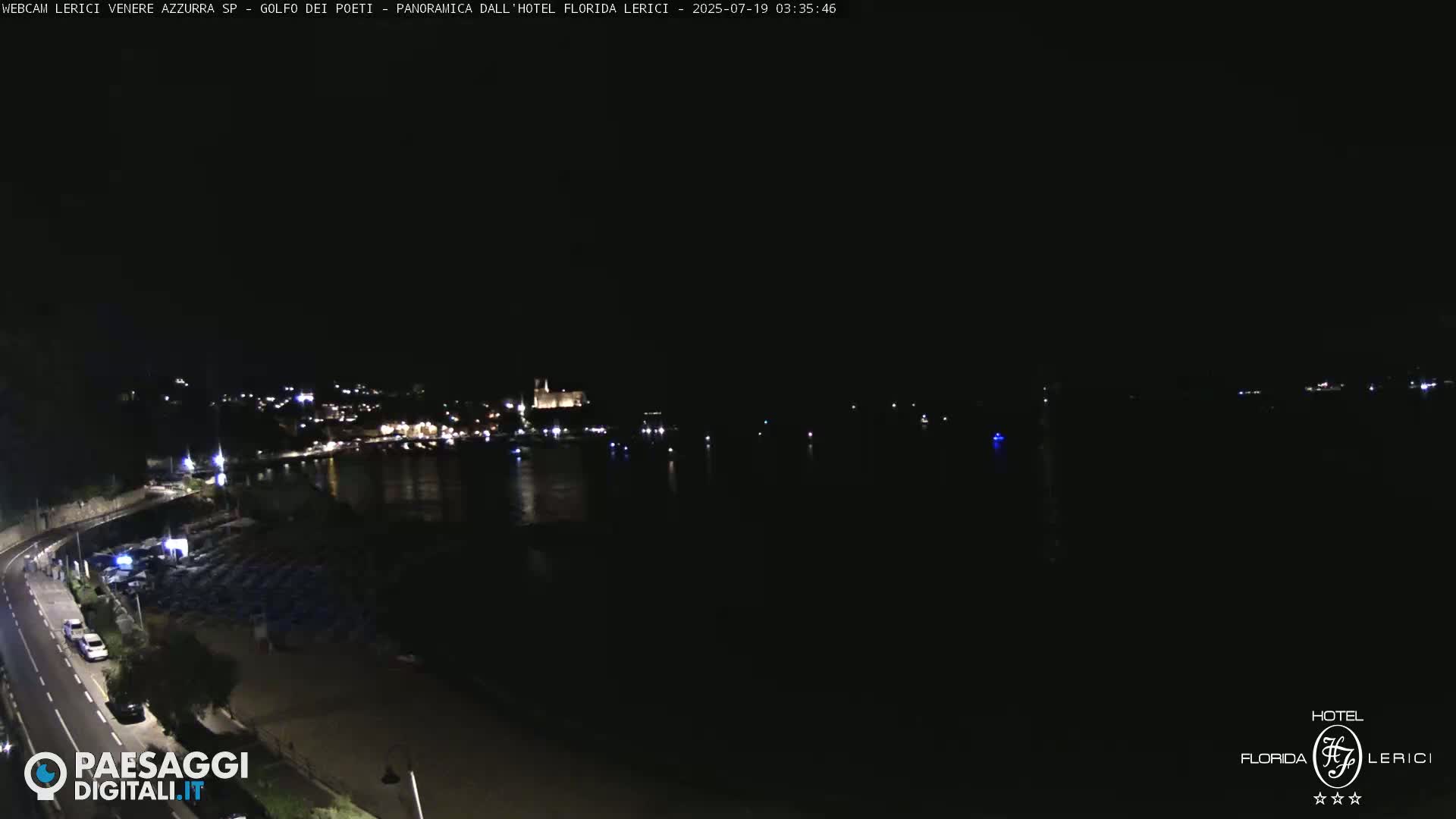  Lerici Venere Azzurra Beach Live Cam - La Spezia, Liguria, Italy