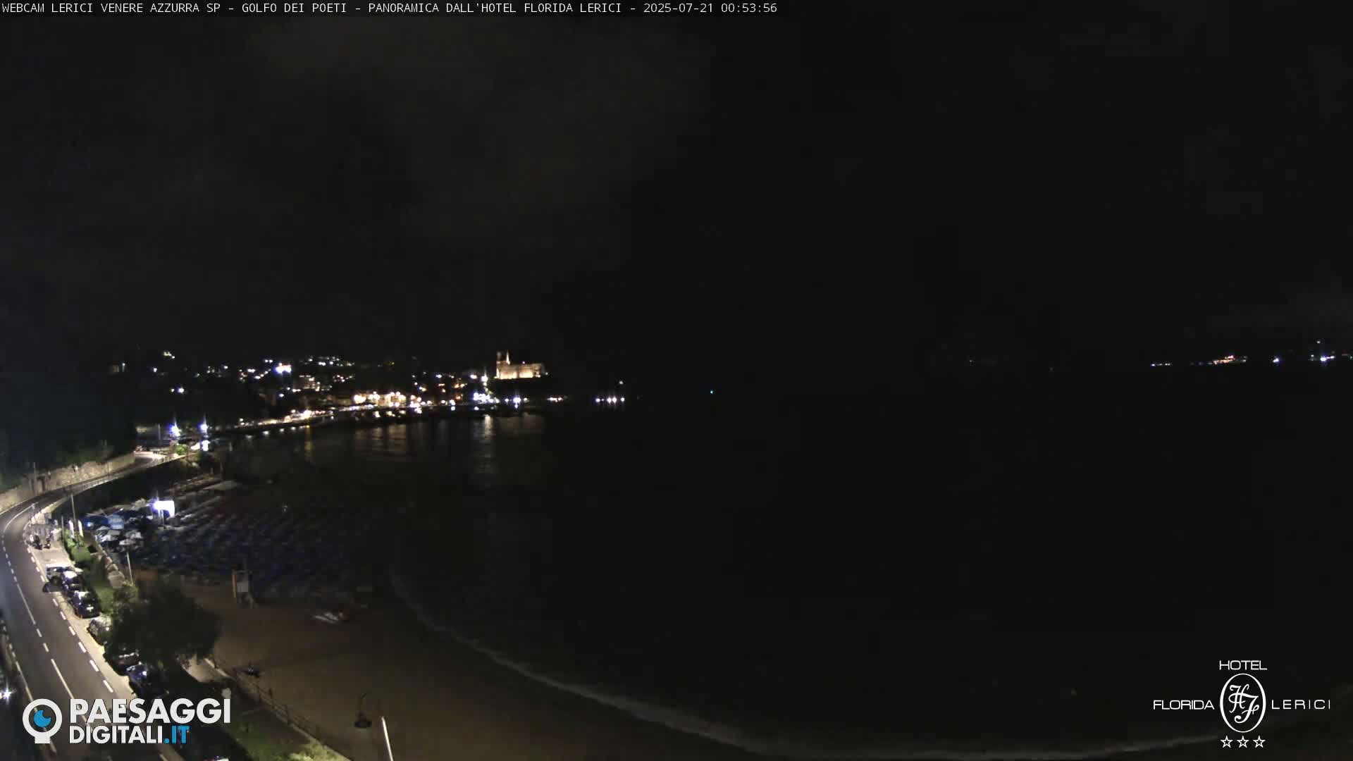  Lerici Venere Azzurra Beach Live Cam - La Spezia, Liguria, Italy