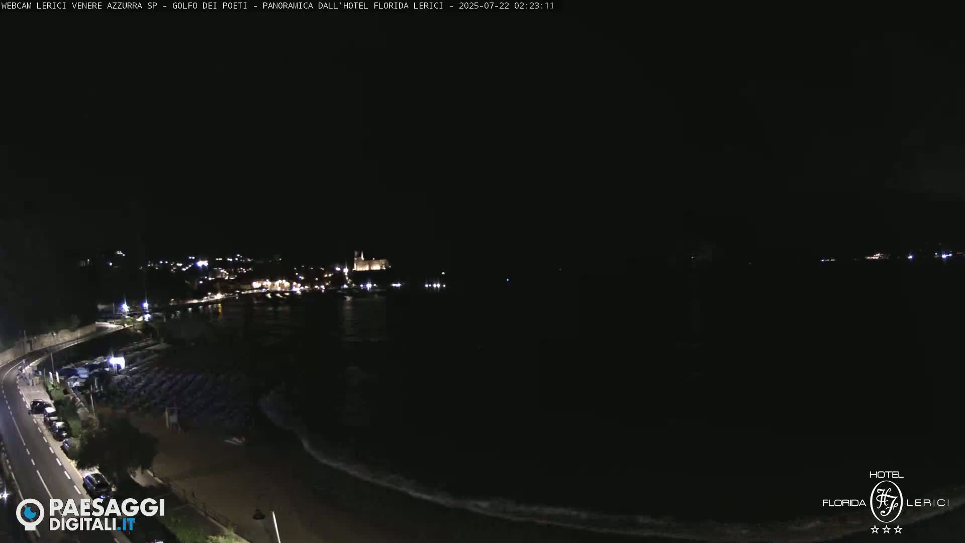  Lerici Venere Azzurra Beach Live Cam - La Spezia, Liguria, Italy