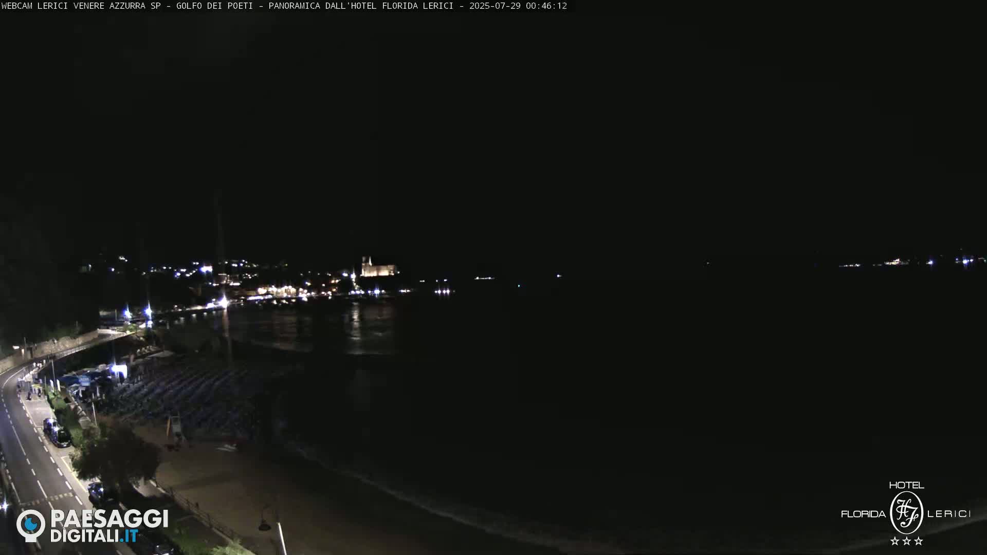  Lerici Venere Azzurra Beach Live Cam - La Spezia, Liguria, Italy