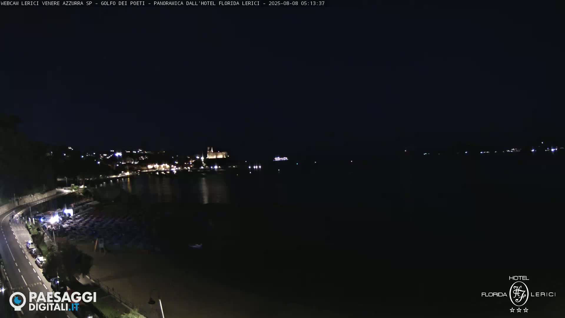  Lerici Venere Azzurra Beach Live Cam - La Spezia, Liguria, Italy