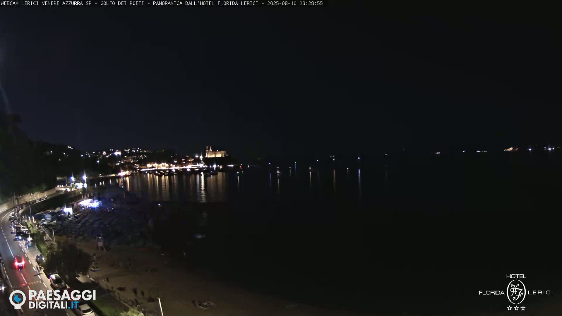  Lerici Venere Azzurra Beach Live Cam - La Spezia, Liguria, Italy