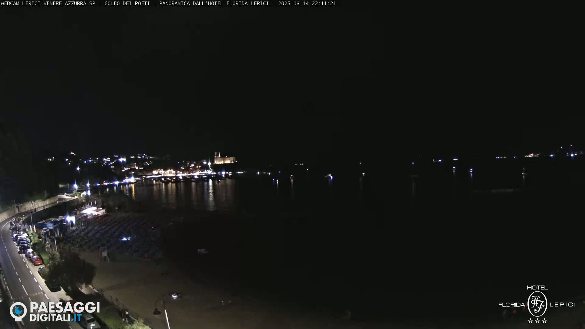  Lerici Venere Azzurra Beach Live Cam - La Spezia, Liguria, Italy