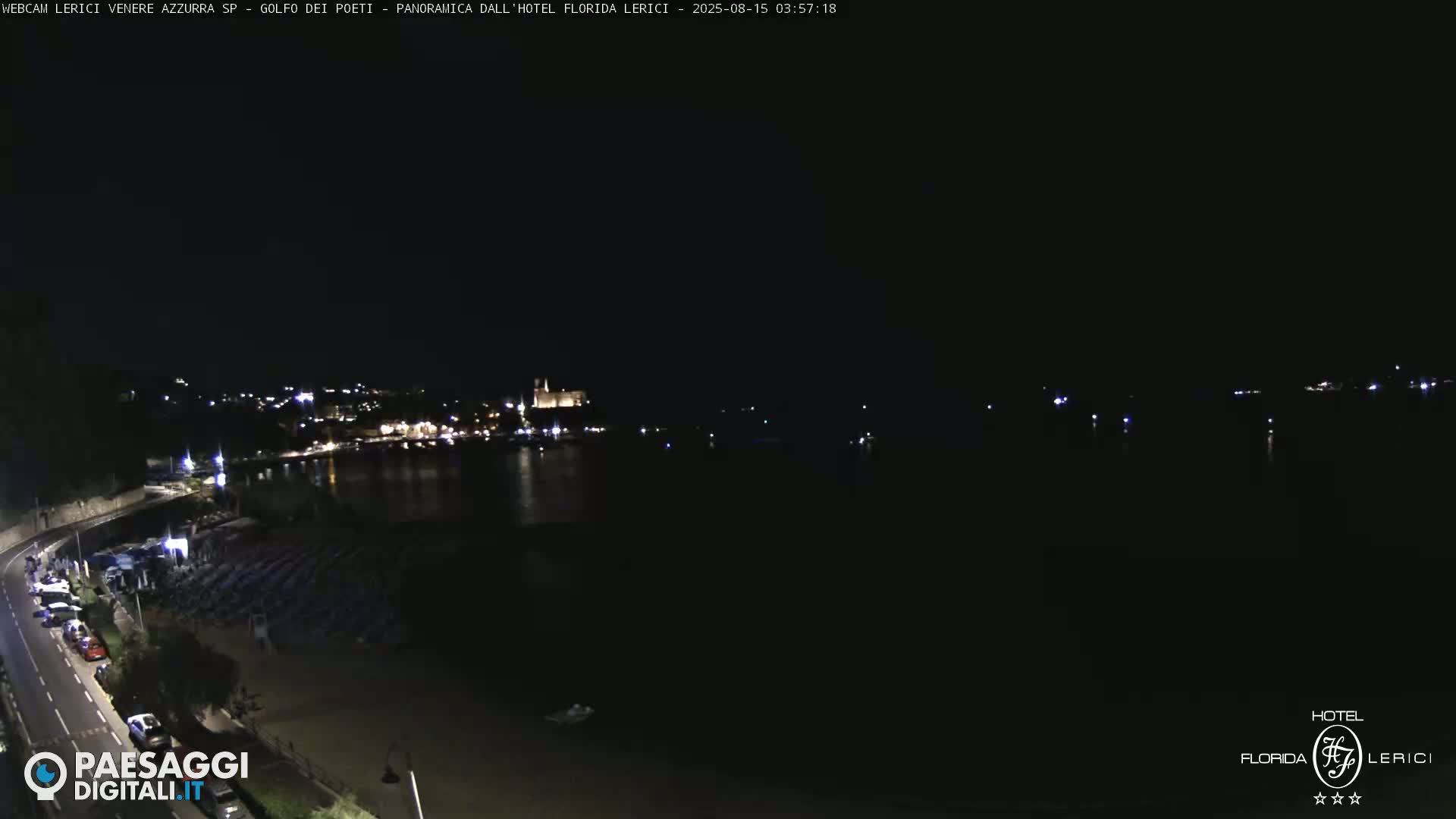  Lerici Venere Azzurra Beach Live Cam - La Spezia, Liguria, Italy