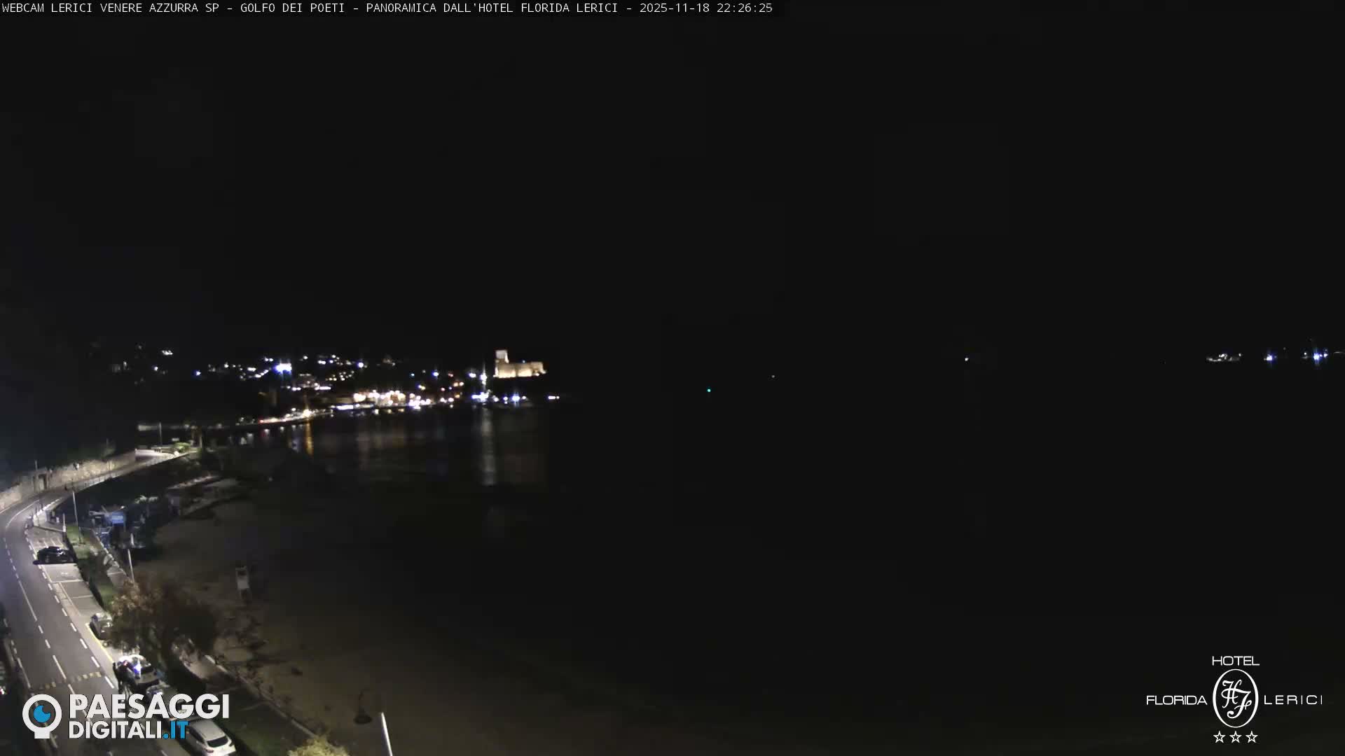 Lerici Venere Azzurra Beach Live Cam - La Spezia, Liguria, Italy