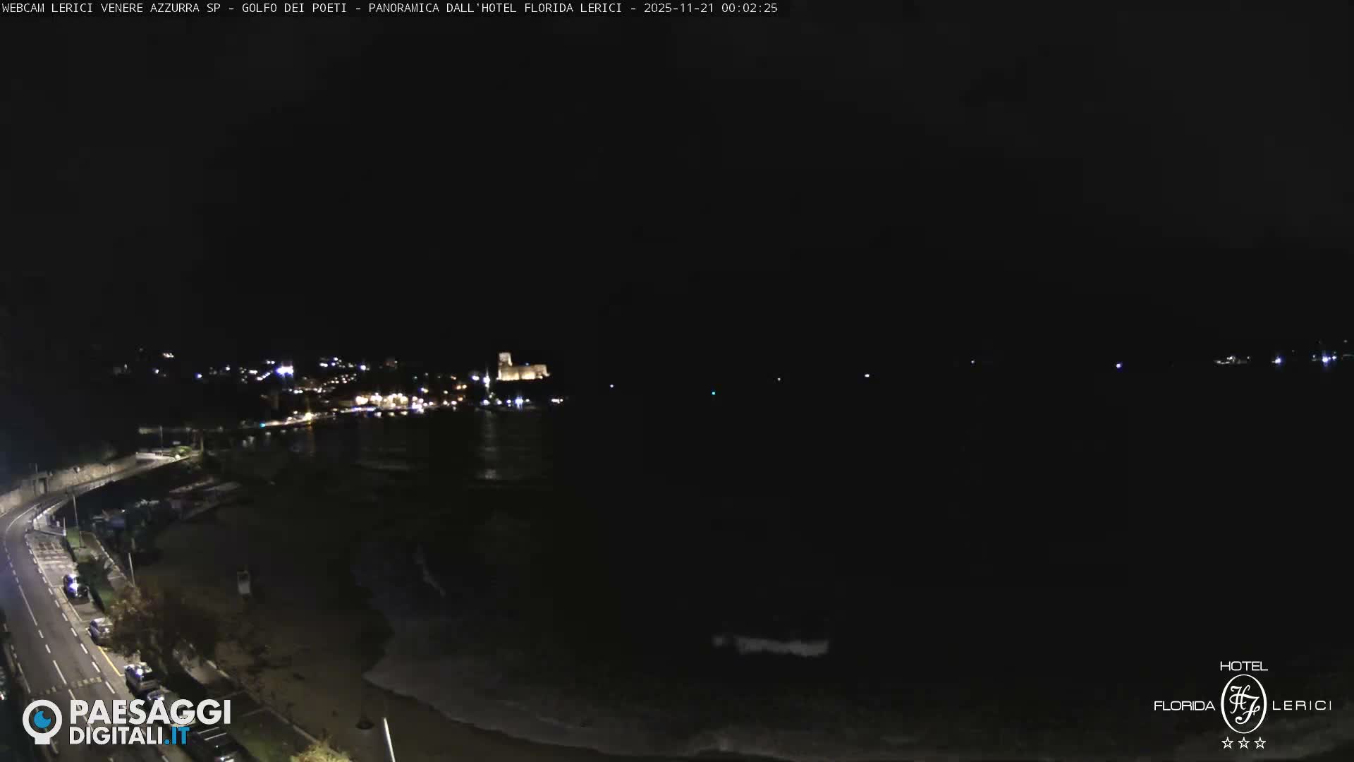  Lerici Venere Azzurra Beach Live Cam - La Spezia, Liguria, Italy