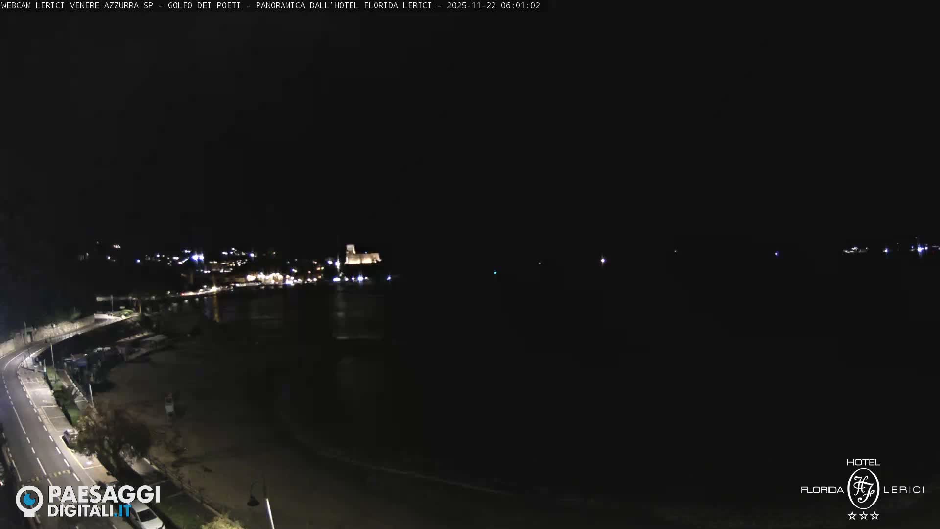  Lerici Venere Azzurra Beach Live Cam - La Spezia, Liguria, Italy