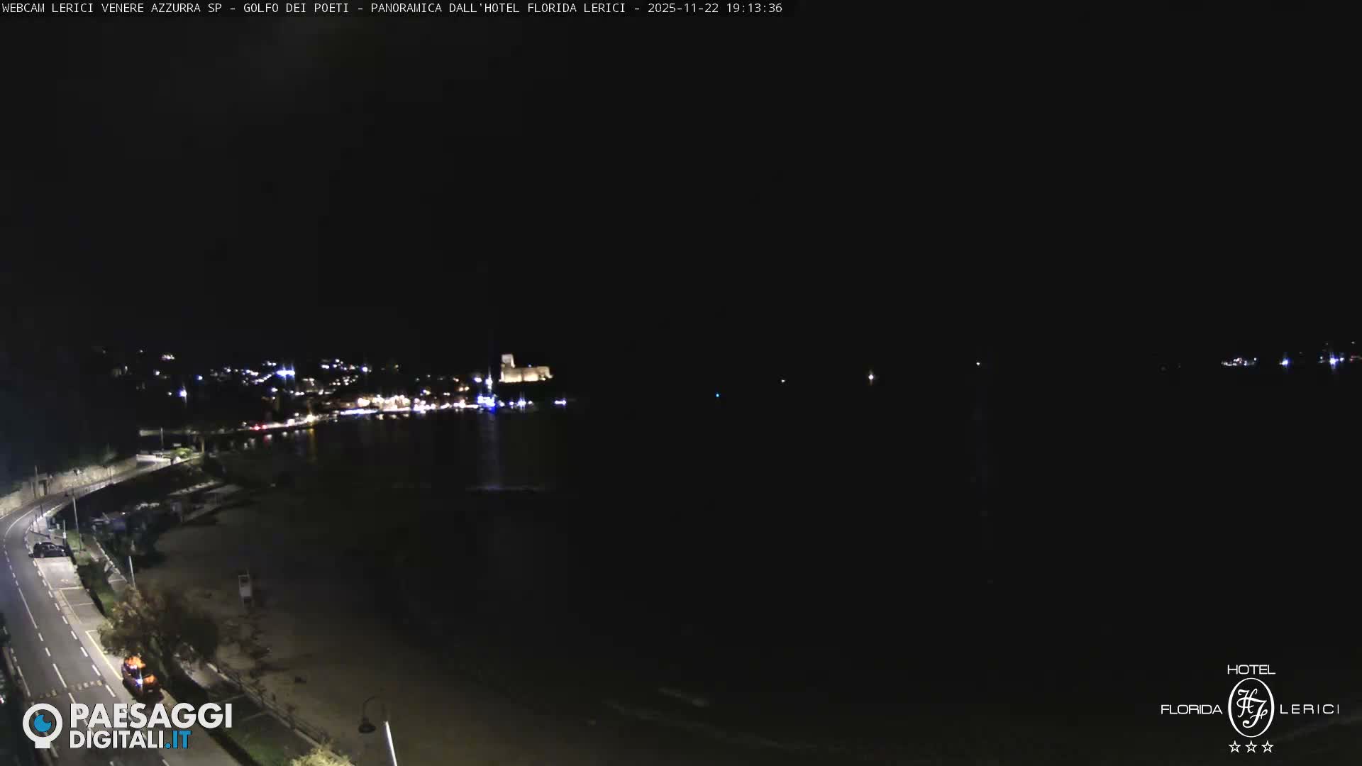  Lerici Venere Azzurra Beach Live Cam - La Spezia, Liguria, Italy