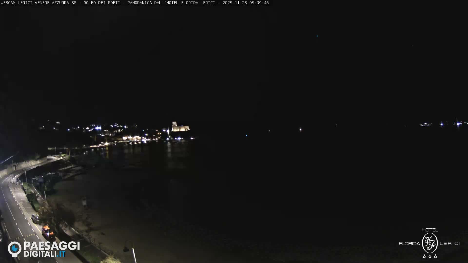  Lerici Venere Azzurra Beach Live Cam - La Spezia, Liguria, Italy