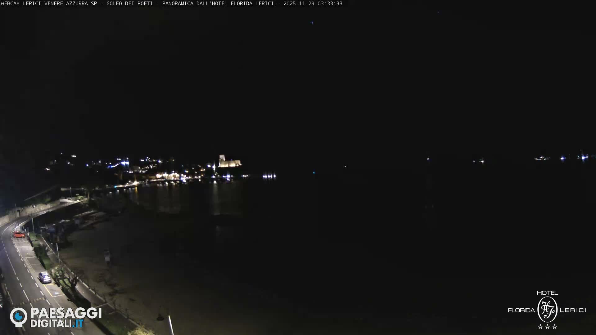  Lerici Venere Azzurra Beach Live Cam - La Spezia, Liguria, Italy