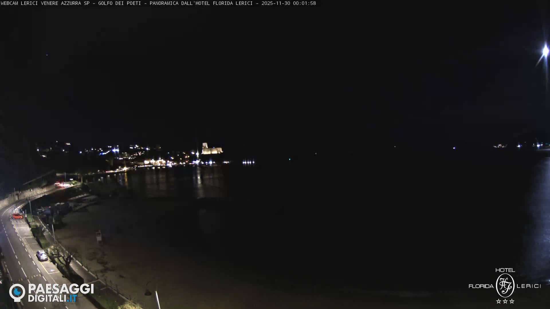  Lerici Venere Azzurra Beach Live Cam - La Spezia, Liguria, Italy