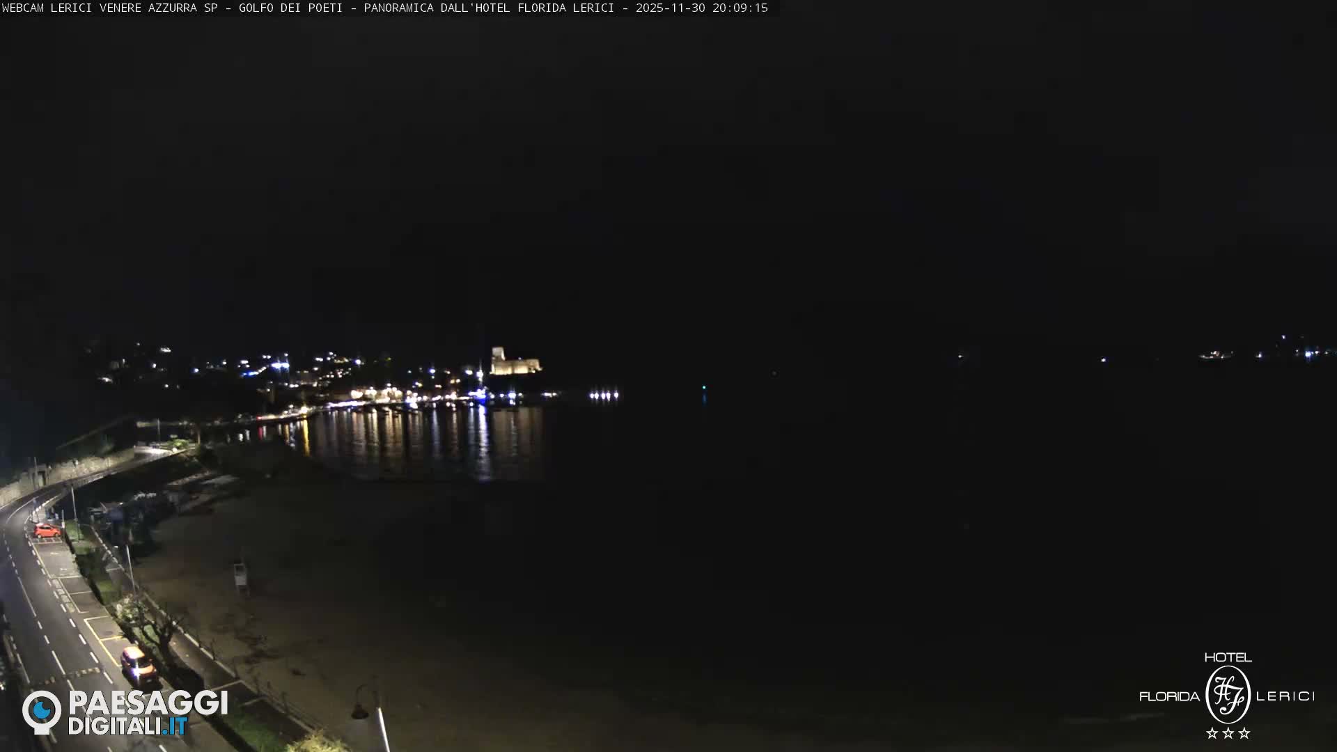  Lerici Venere Azzurra Beach Live Cam - La Spezia, Liguria, Italy