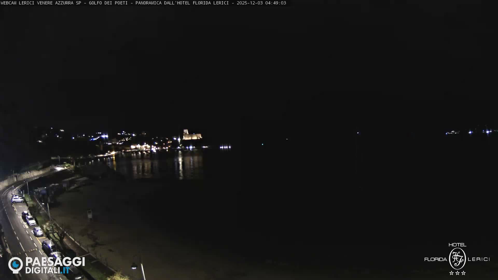  Lerici Venere Azzurra Beach Live Cam - La Spezia, Liguria, Italy