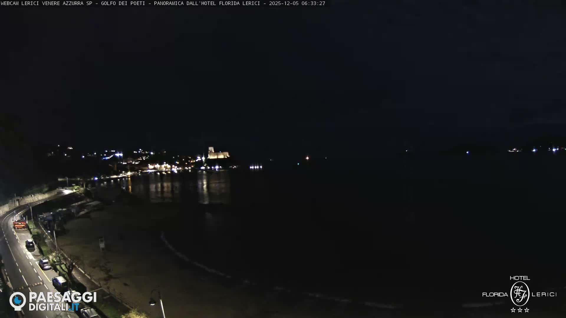  Lerici Venere Azzurra Beach Live Cam - La Spezia, Liguria, Italy