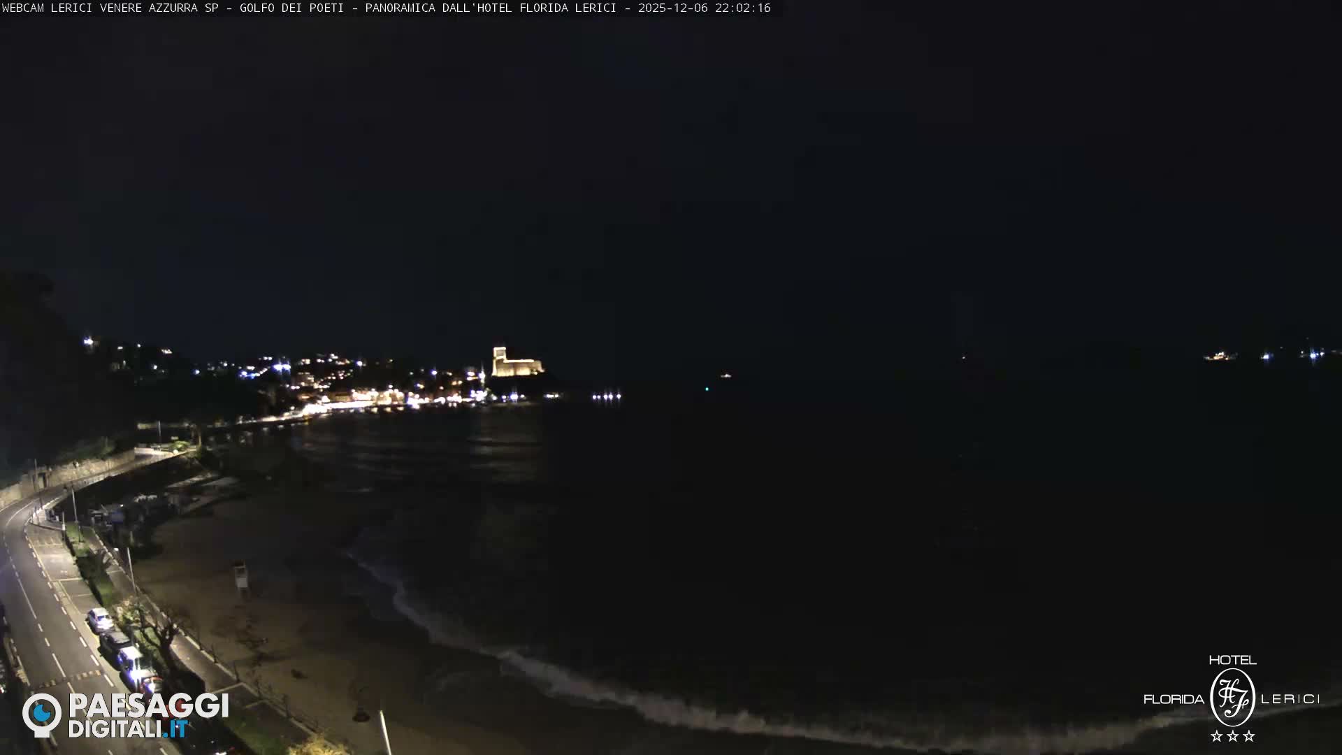  Lerici Venere Azzurra Beach Live Cam - La Spezia, Liguria, Italy