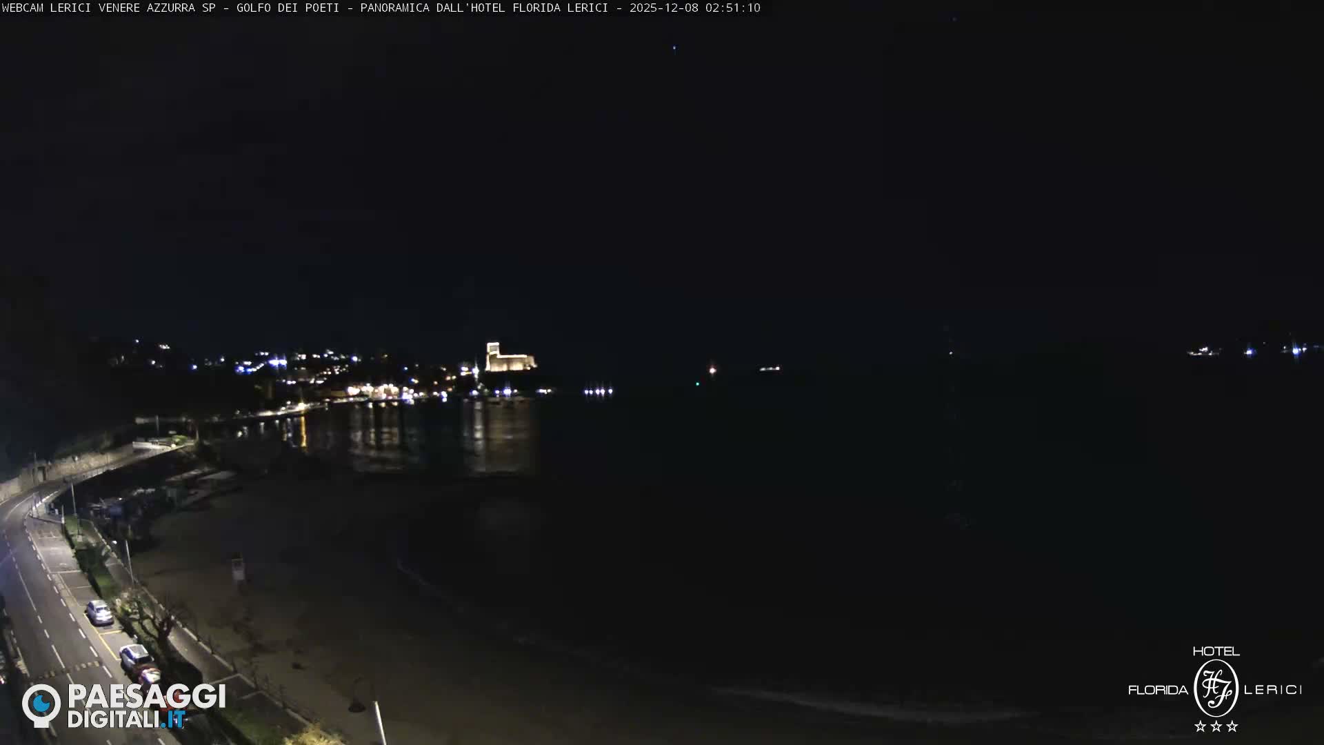  Lerici Venere Azzurra Beach Live Cam - La Spezia, Liguria, Italy