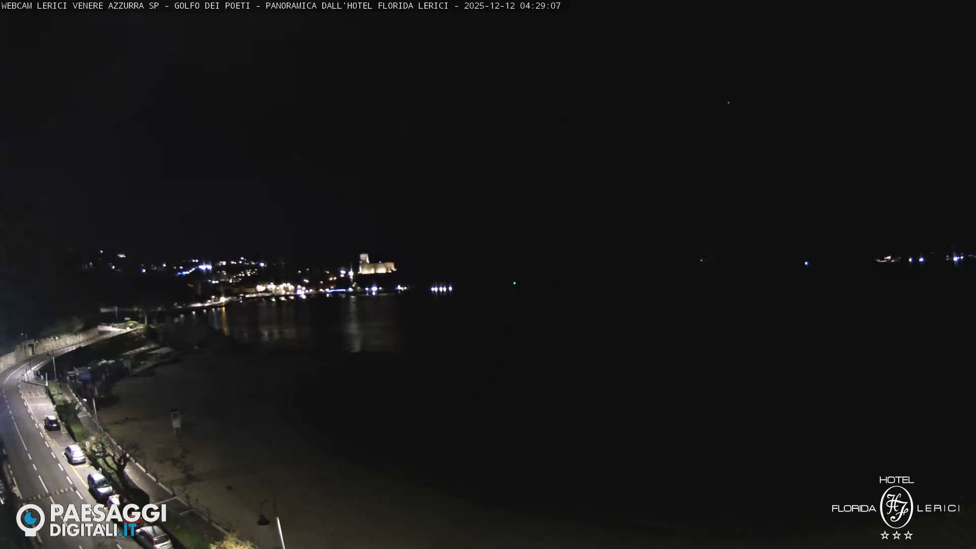  Lerici Venere Azzurra Beach Live Cam - La Spezia, Liguria, Italy