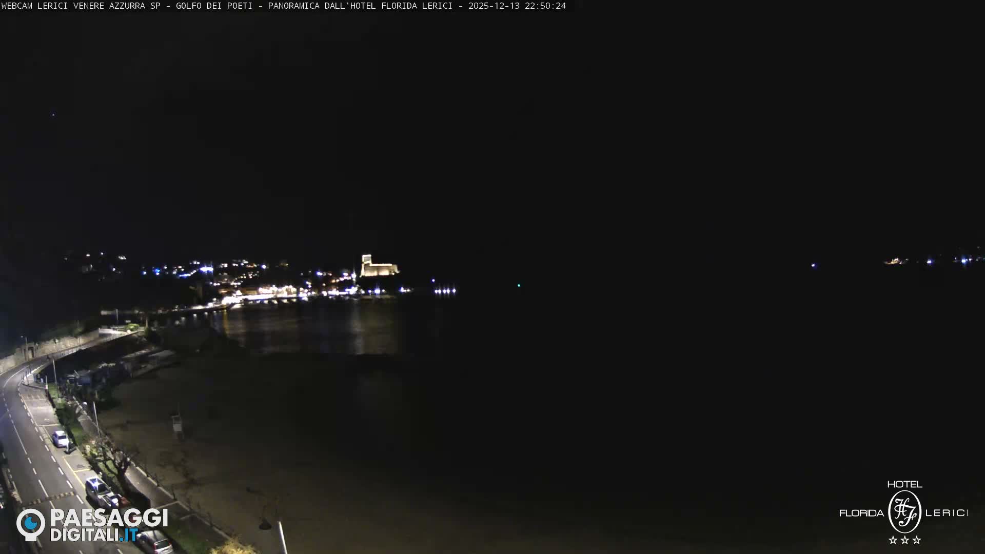  Lerici Venere Azzurra Beach Live Cam - La Spezia, Liguria, Italy