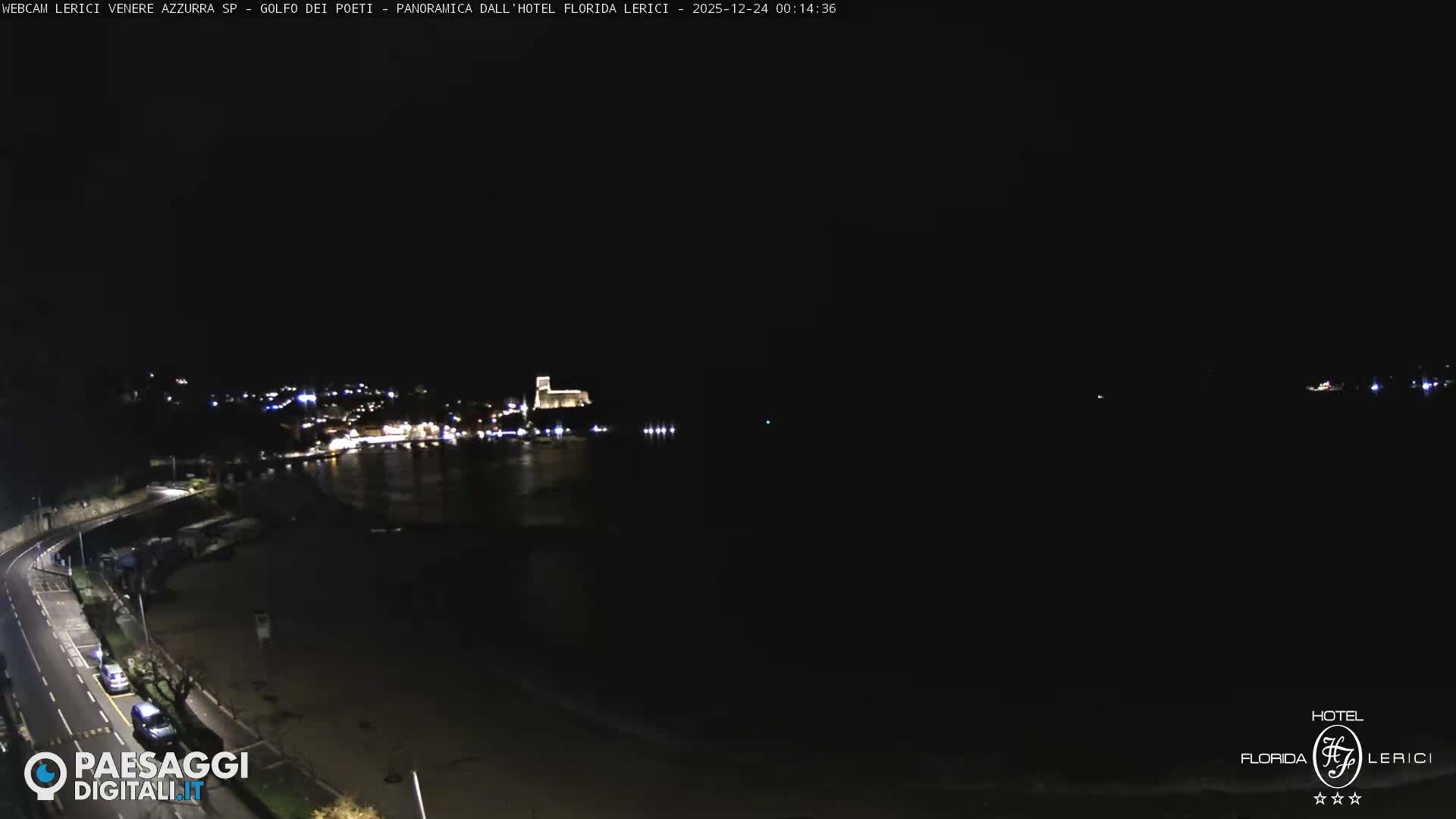  Lerici Venere Azzurra Beach Live Cam - La Spezia, Liguria, Italy